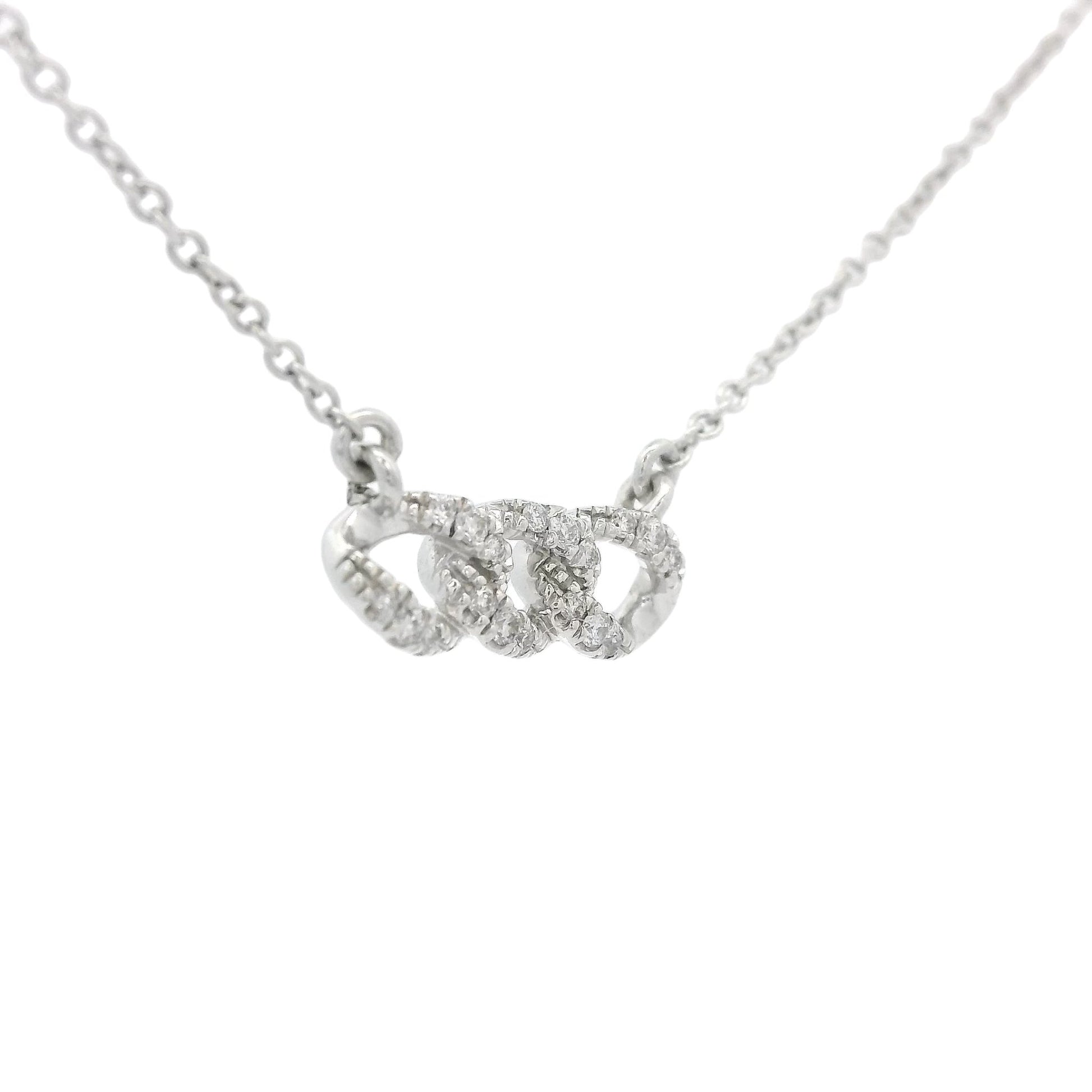 Silver Diamond Chainlink Pendant - Forever Rox