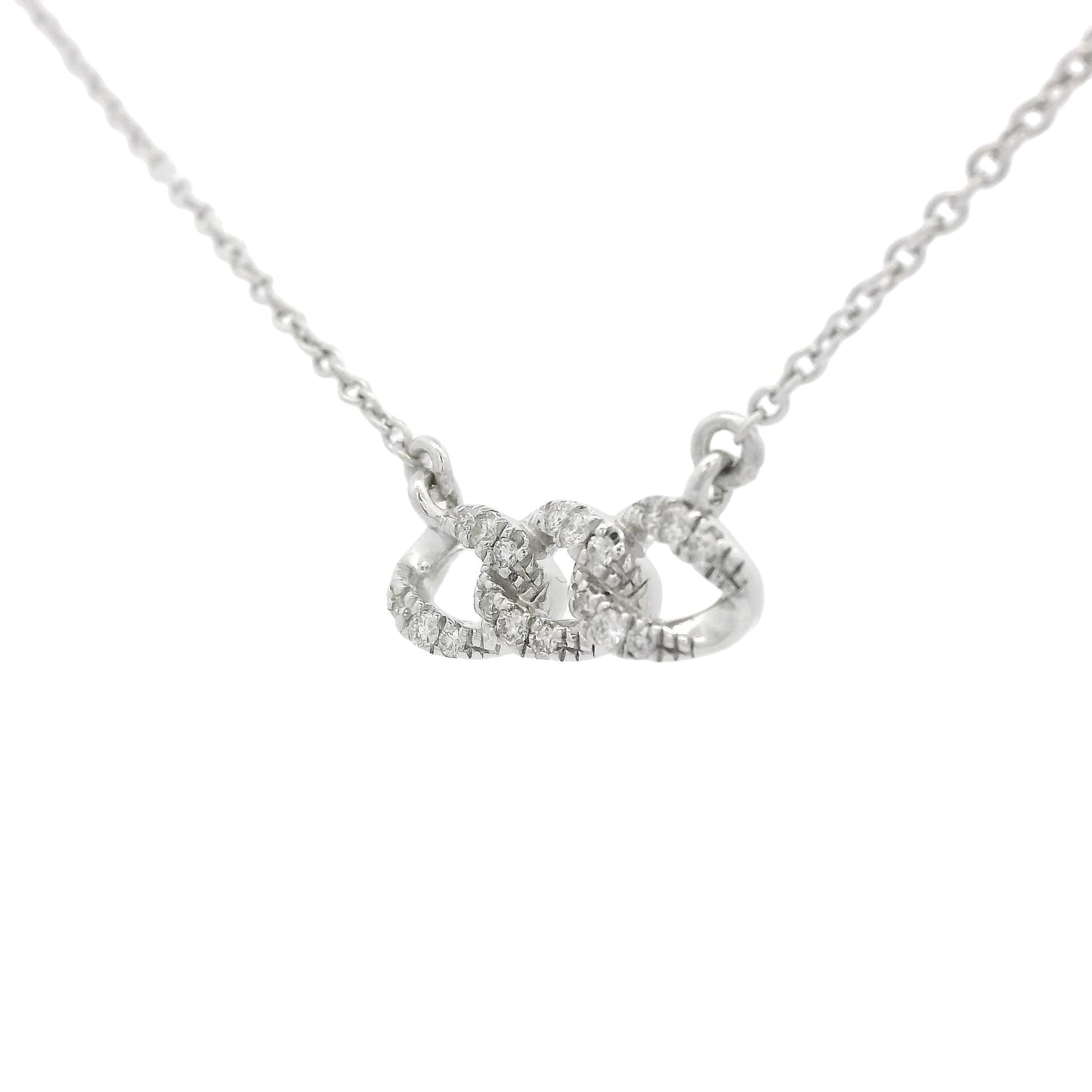Silver Diamond Chainlink Pendant - Forever Rox