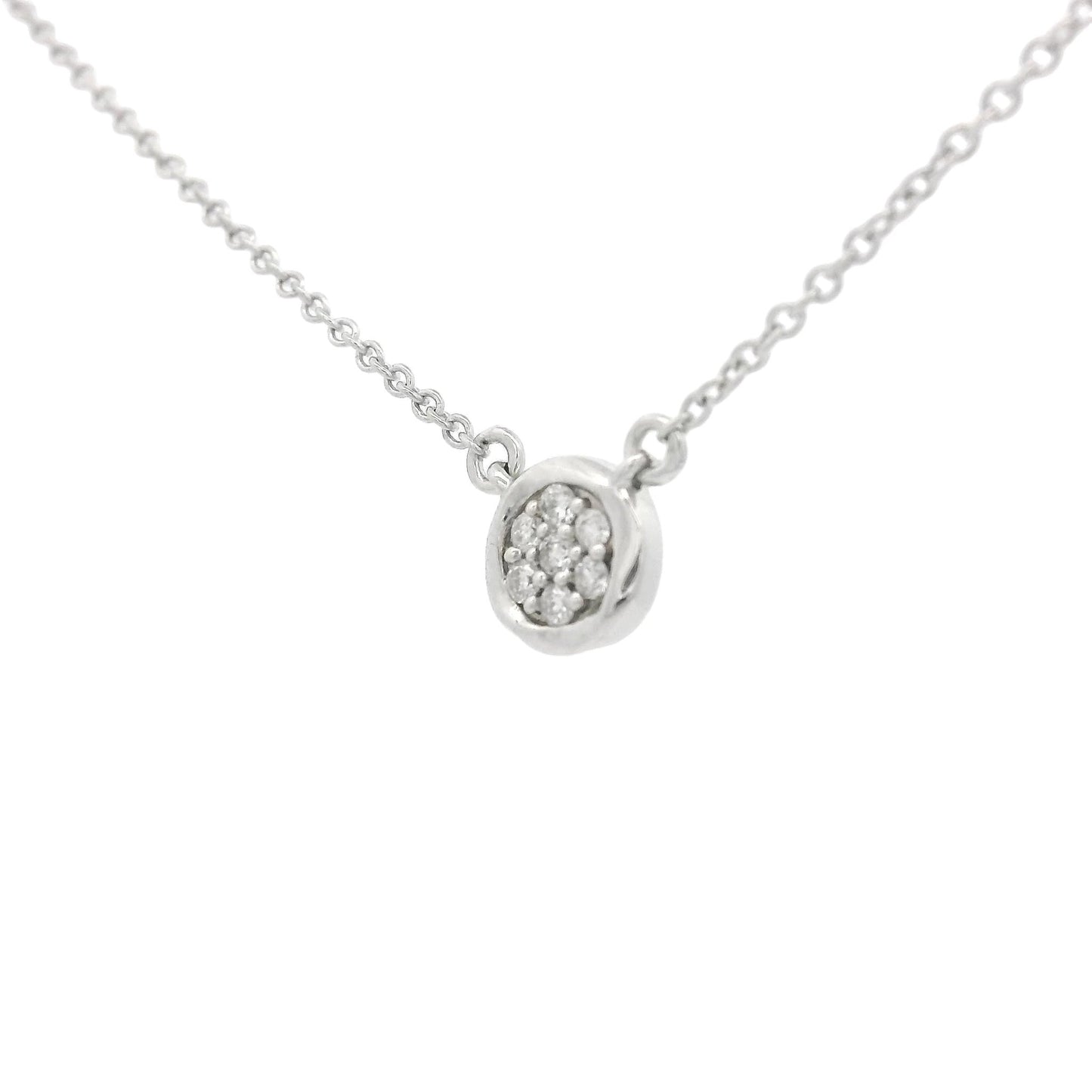 Silver Diamond Cluster Pendant - Forever Rox