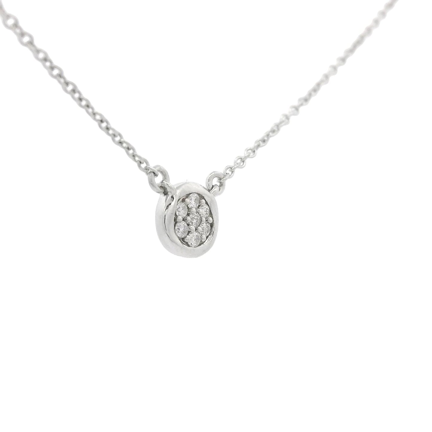 Silver Diamond Cluster Pendant - Forever Rox