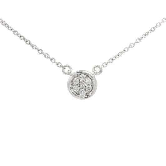 Silver Diamond Cluster Pendant - Forever Rox