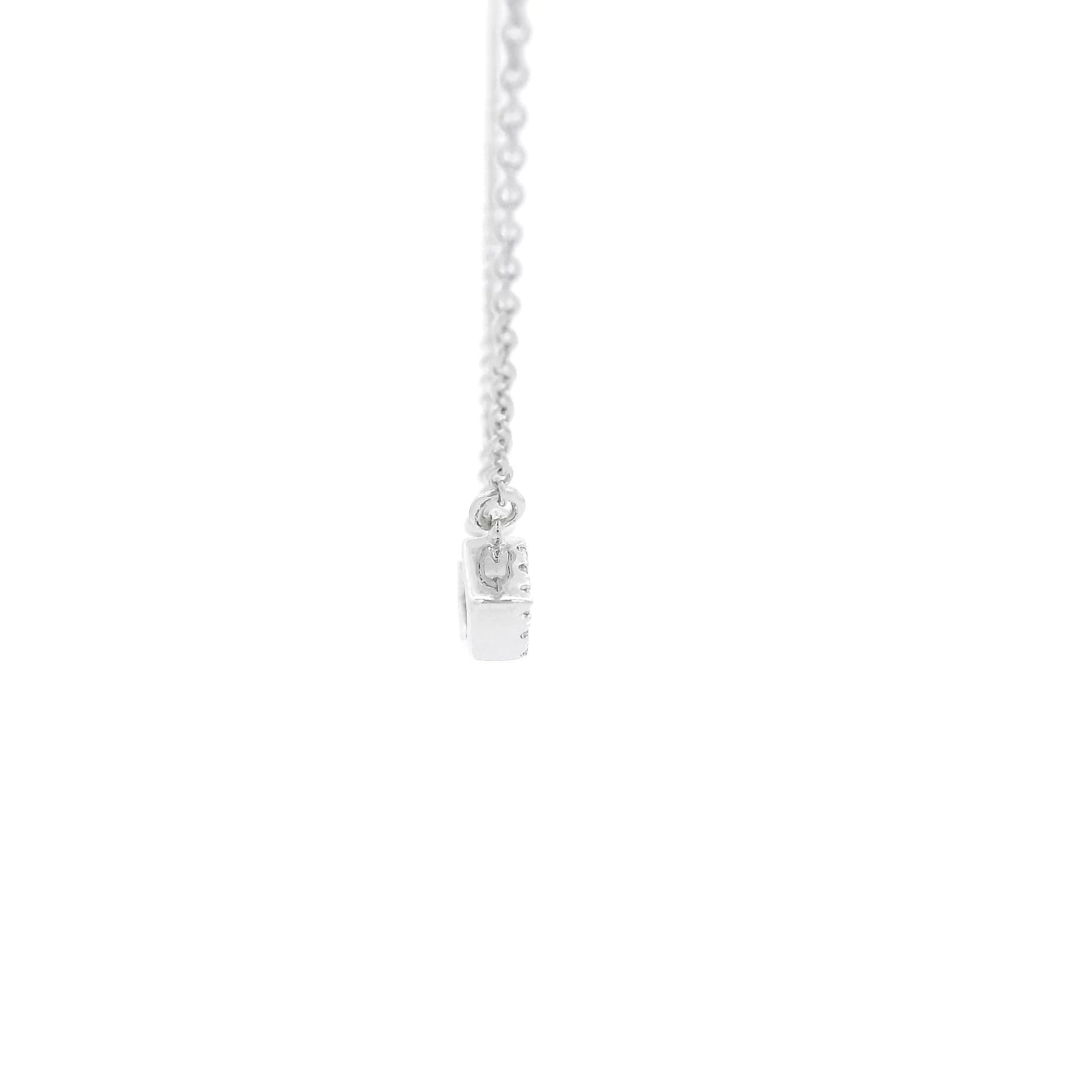 Silver Diamond Slide Hexagon Pendant - Forever Rox
