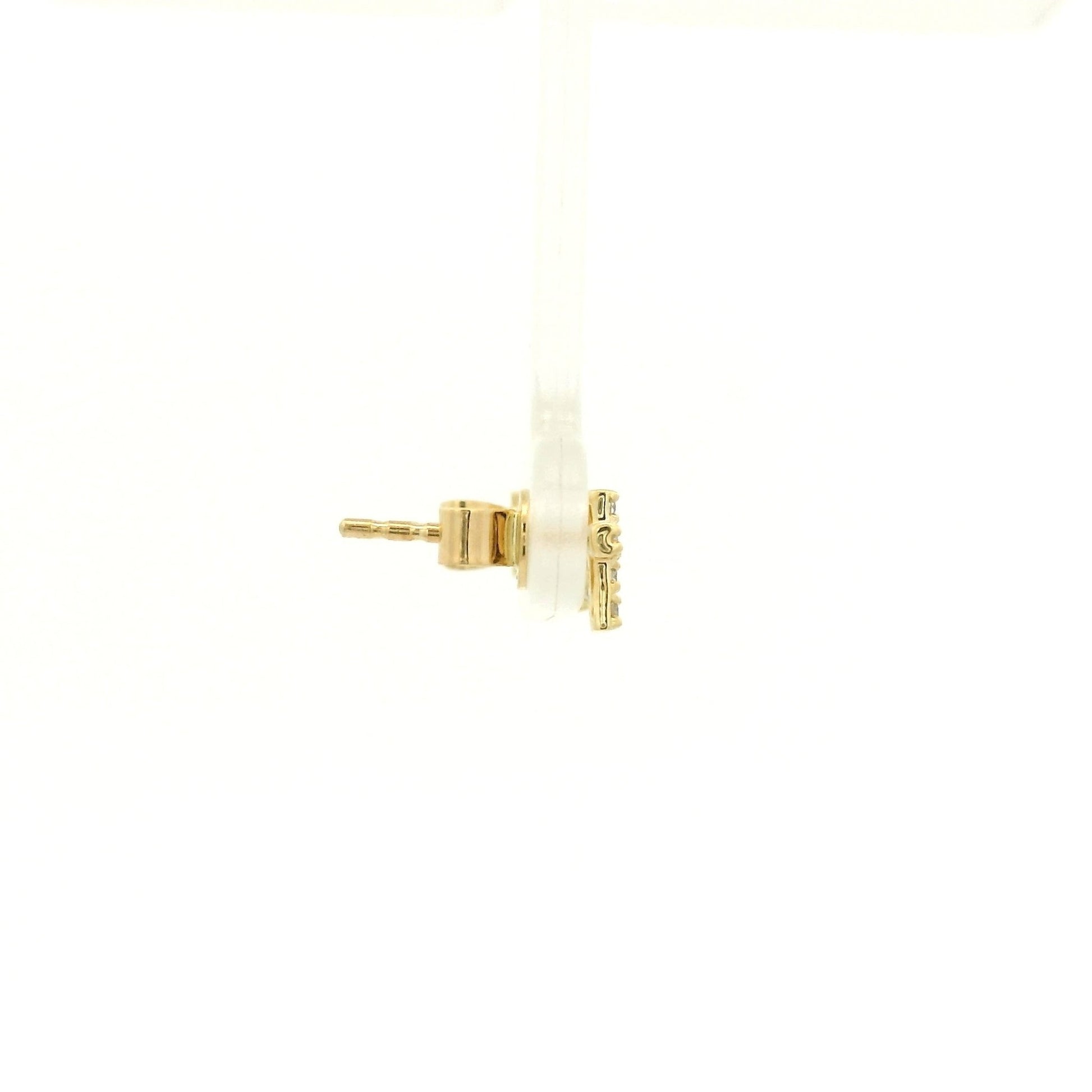 Small Diamond Cross Studs - Forever Rox Fine Jewelry