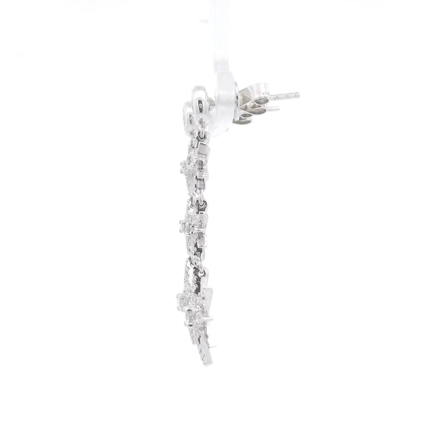 Small Diamond Star Dangle Earrings - Forever Rox