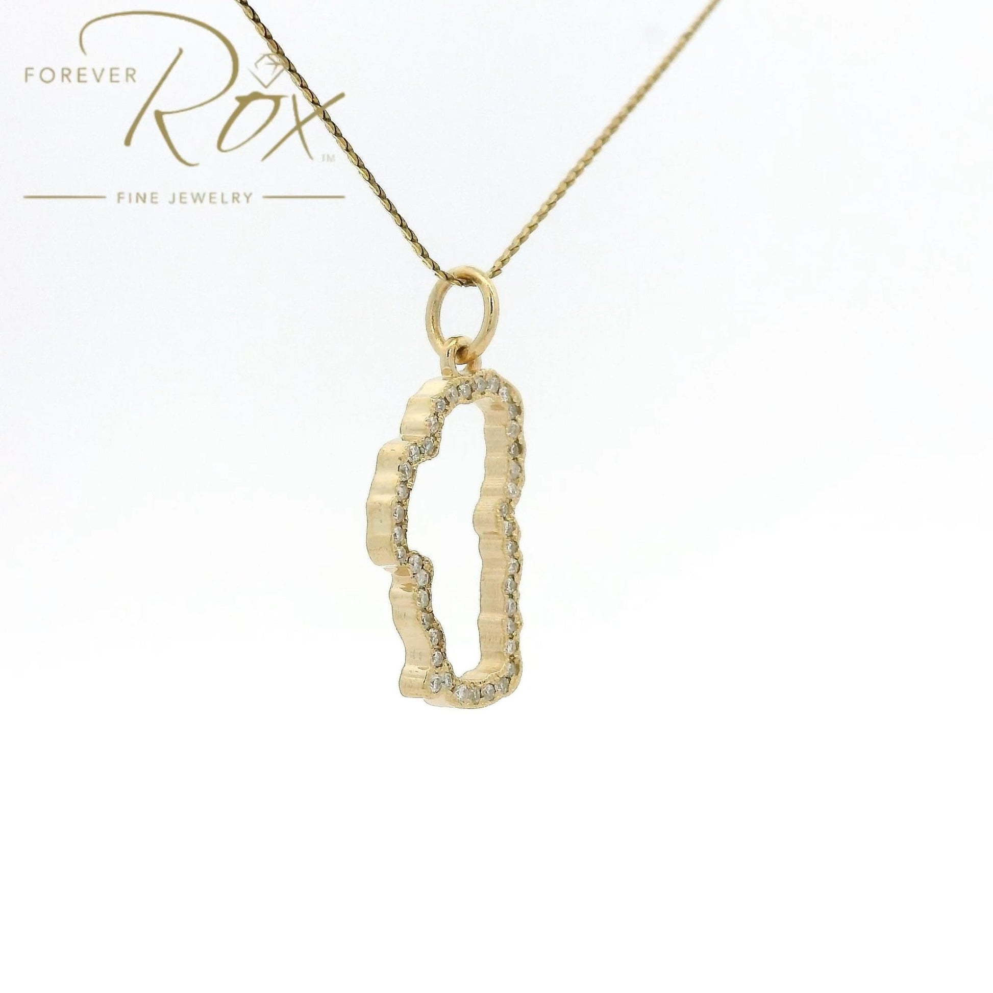 Small Diamond Tahoe Pendant - Forever Rox