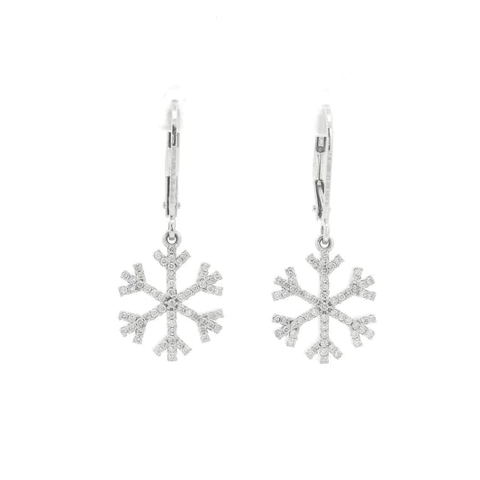 Snowflake Diamond Dnagles - Forever Rox Fine Jewelry