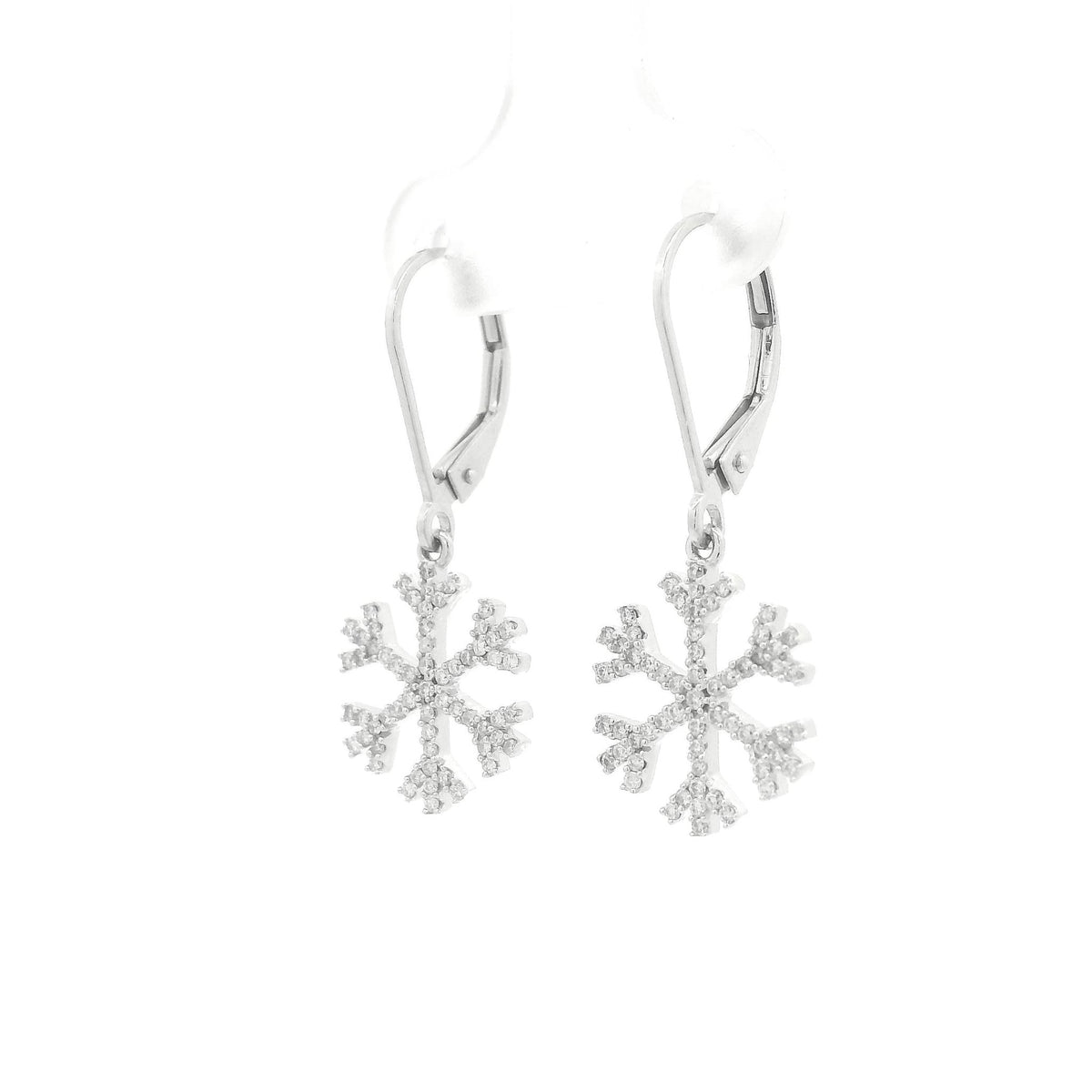Snowflake Diamond Dnagles - Forever Rox Fine Jewelry