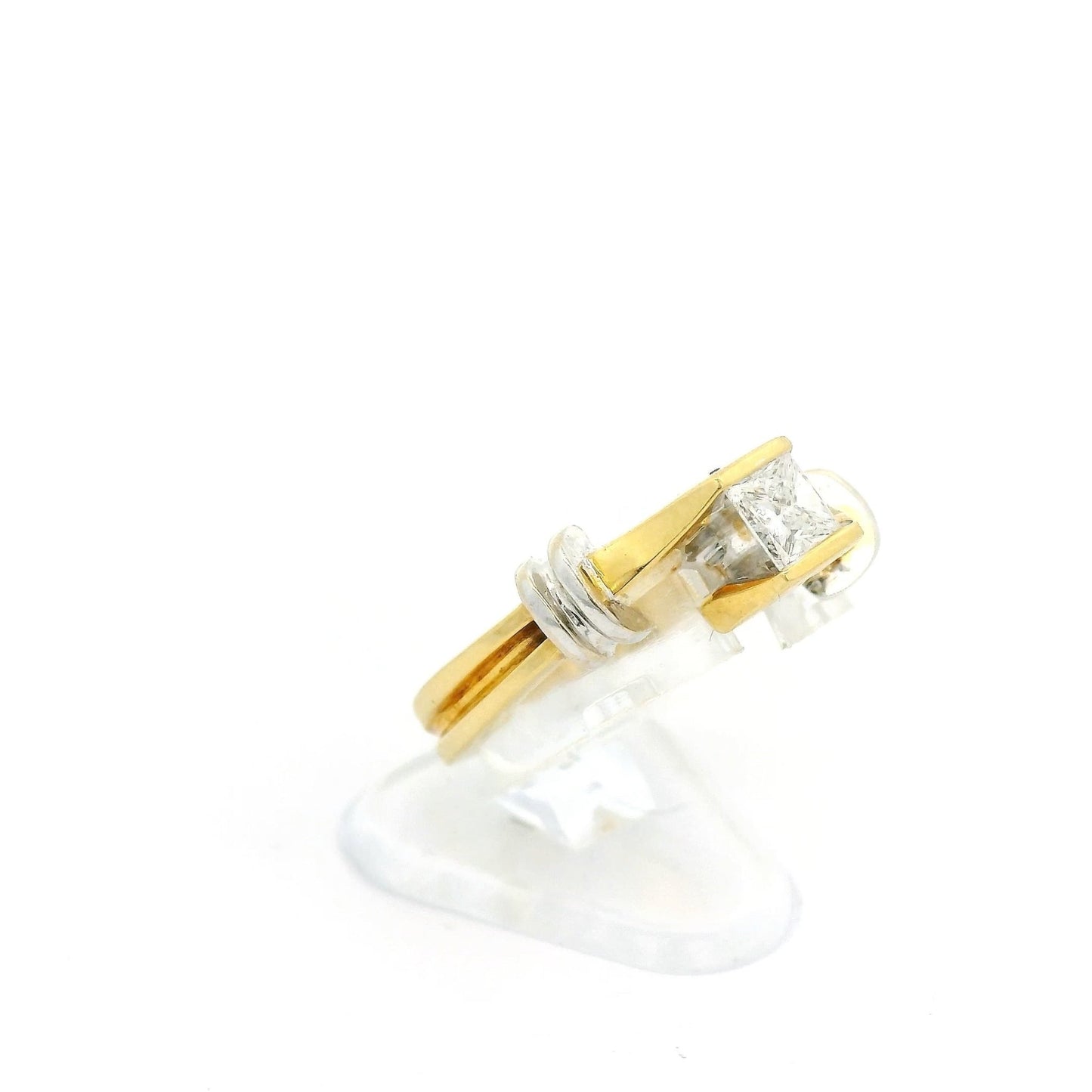 Split Shank Tension Set Princess Cut Diamond Bridal Ring - Forever Rox Fine Jewelry