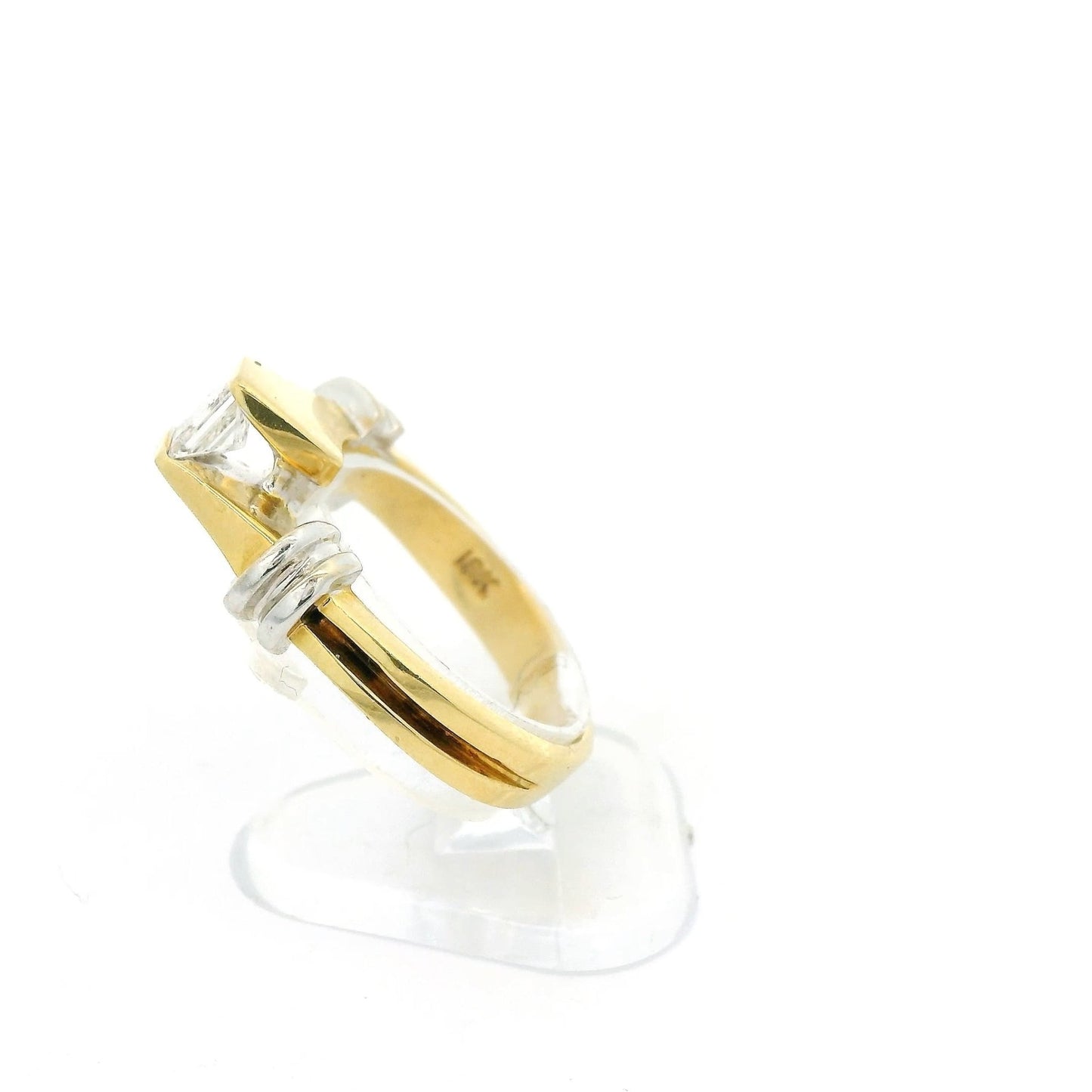 Split Shank Tension Set Princess Cut Diamond Bridal Ring - Forever Rox Fine Jewelry