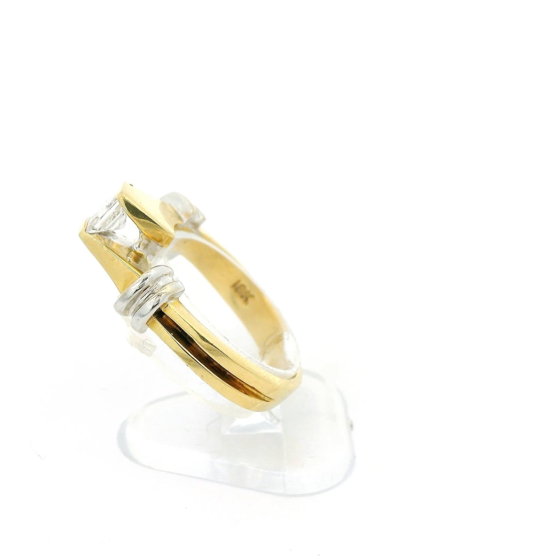 Split Shank Tension Set Princess Cut Diamond Bridal Ring - Forever Rox Fine Jewelry