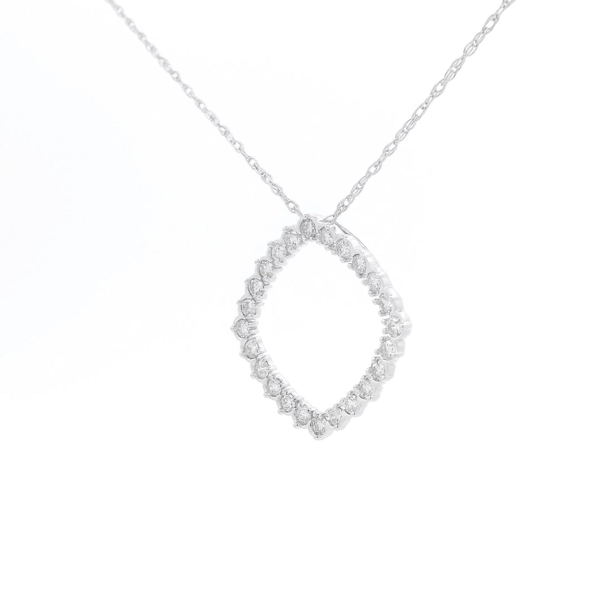 Square Shape Diamond Pendant - Forever Rox