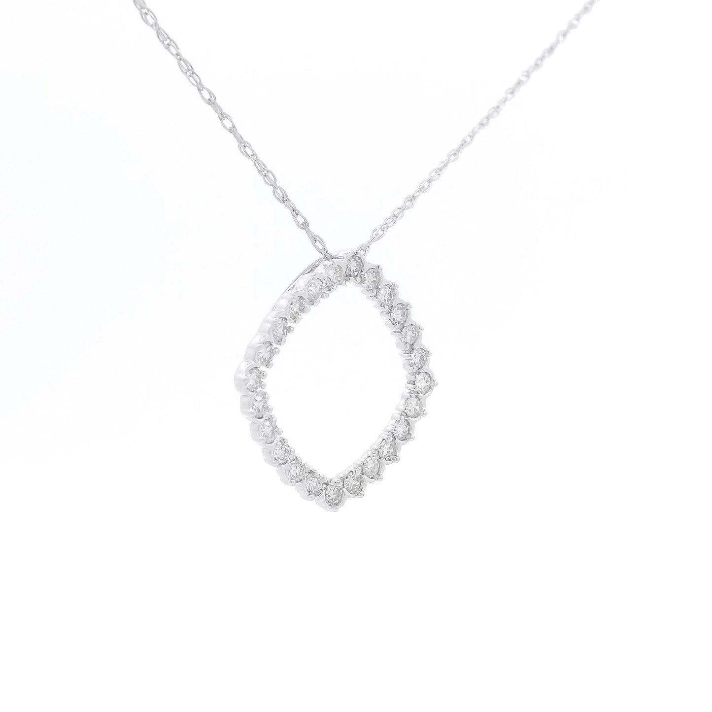 Square Shape Diamond Pendant - Forever Rox