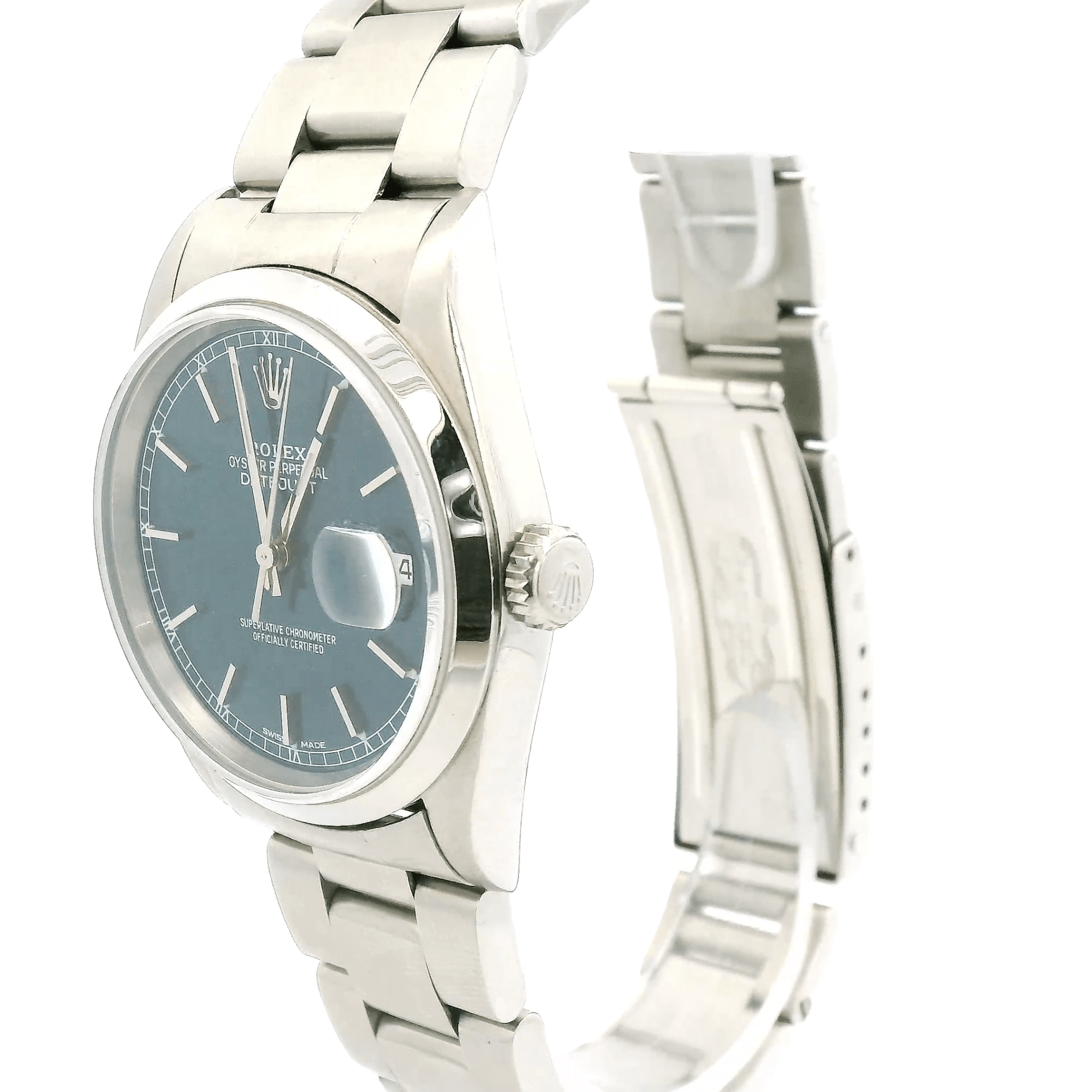 Stainless Steel Blue Dial Rolex Datejust - Forever Rox