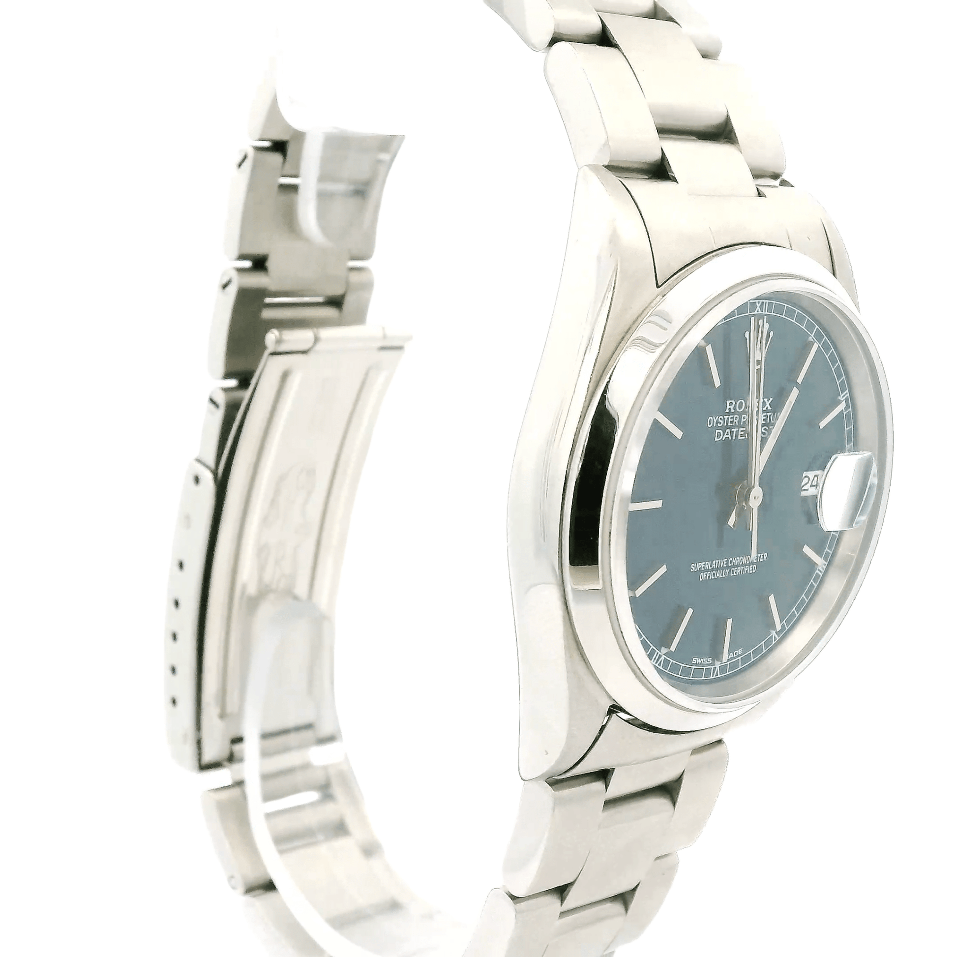 Stainless Steel Blue Dial Rolex Datejust - Forever Rox