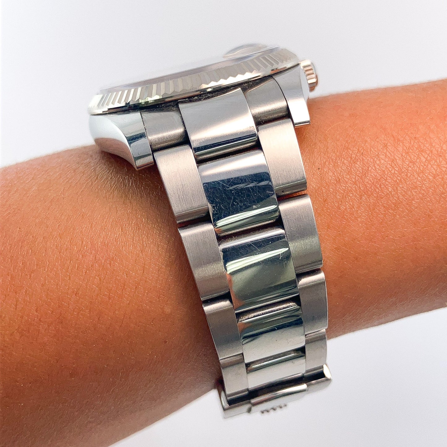 Stainless Steel Rolex Date - Forever Rox