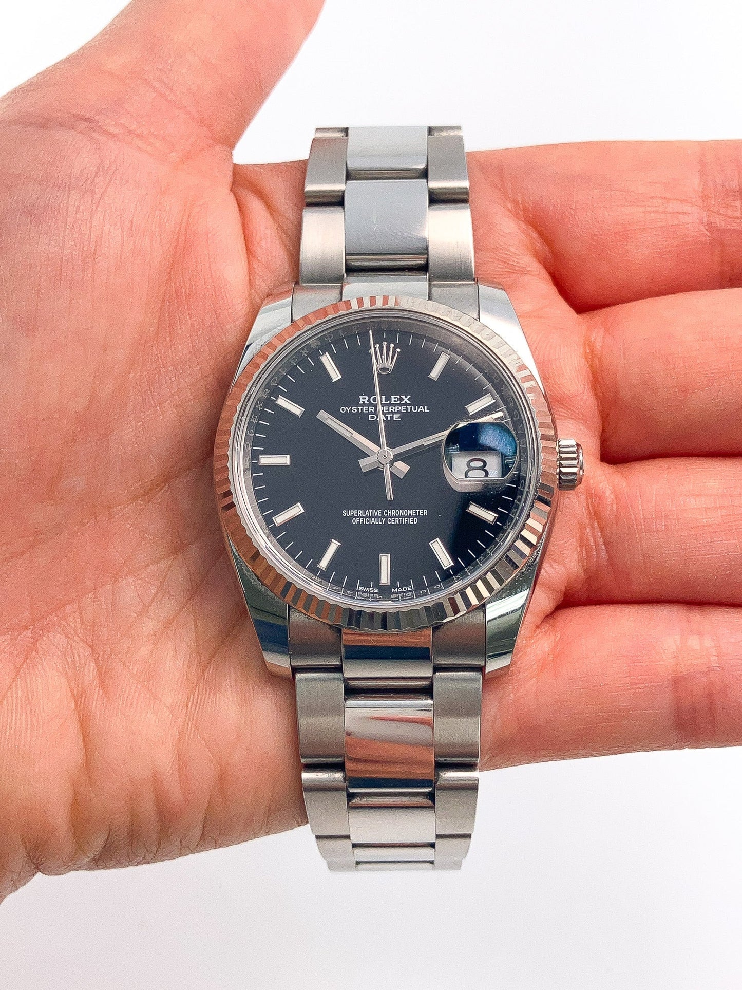 Stainless Steel Rolex Date - Forever Rox