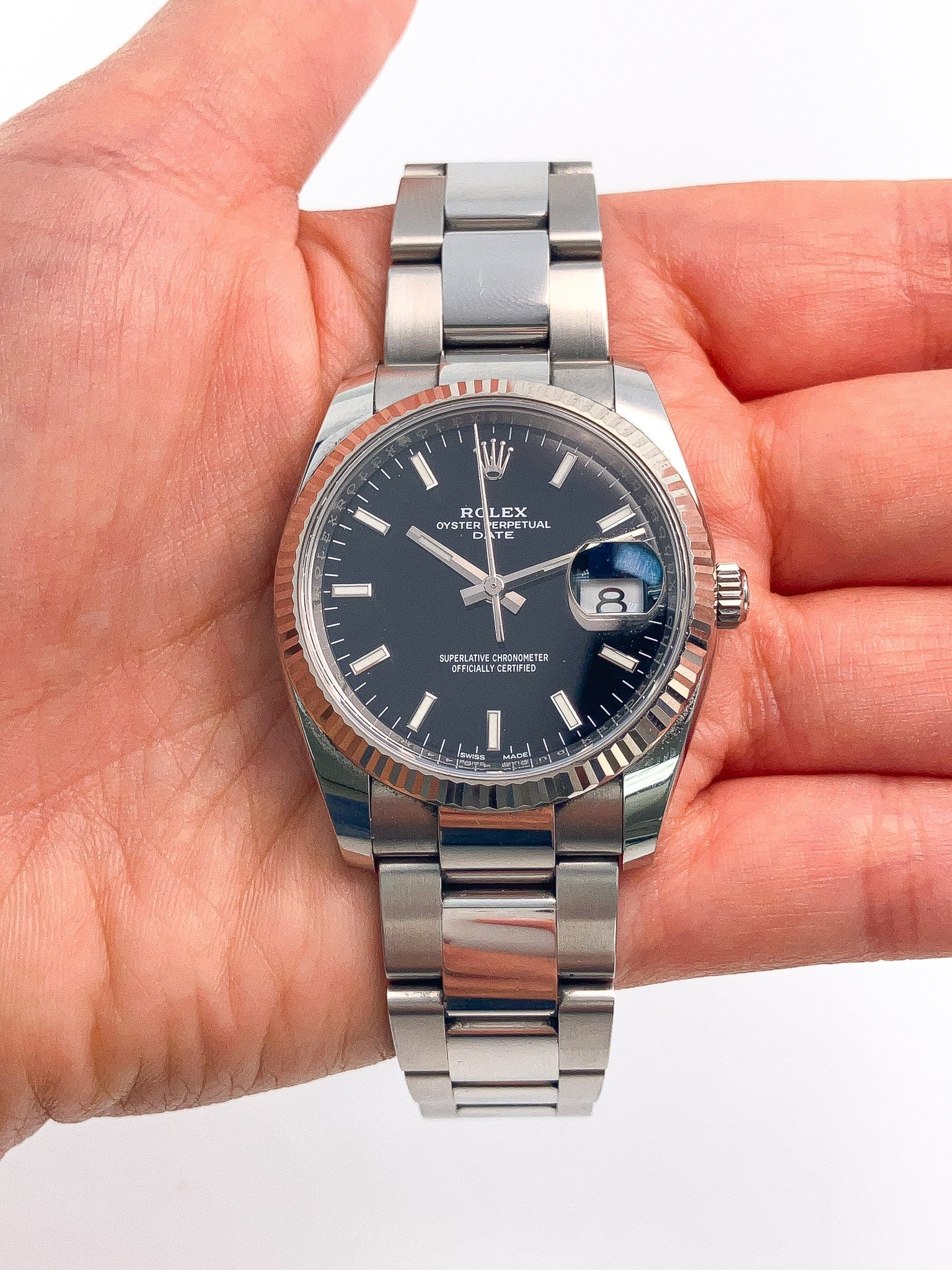 Stainless Steel Rolex Date - Forever Rox