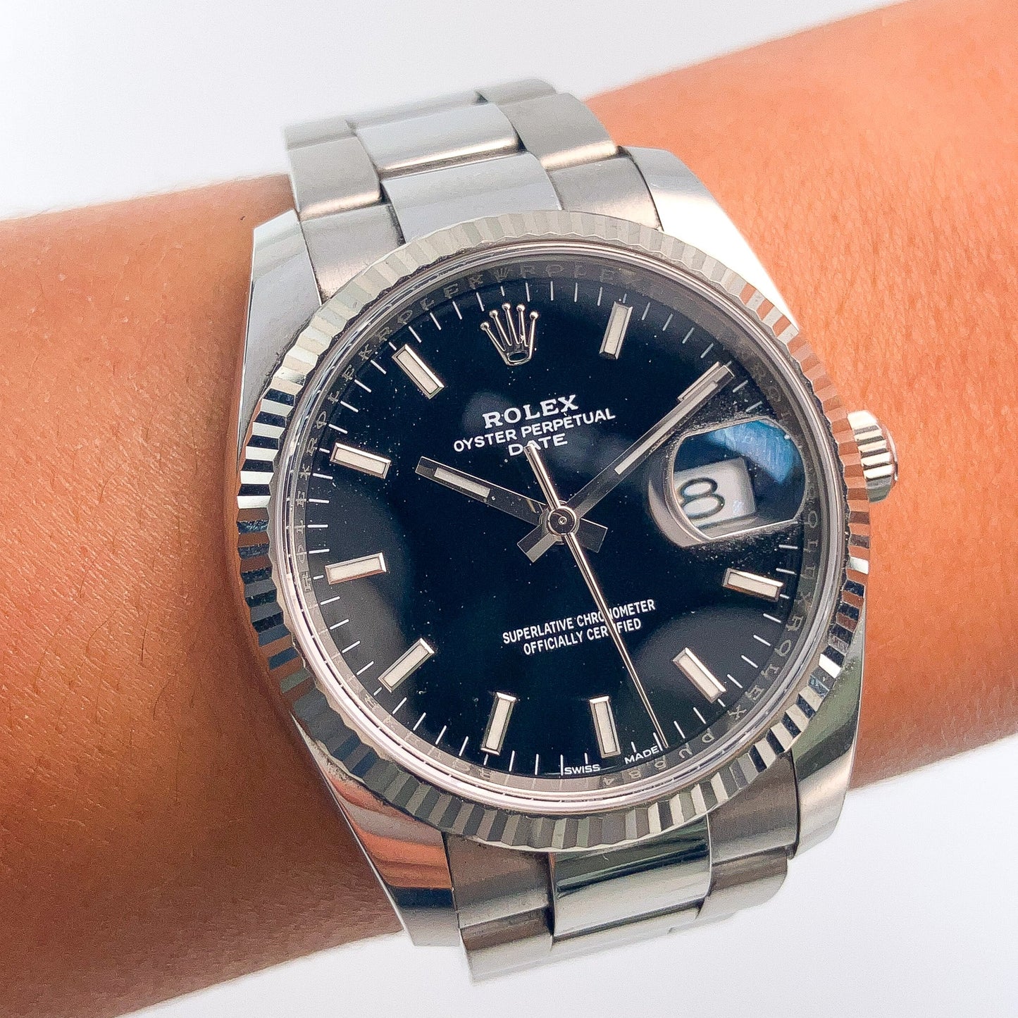 Stainless Steel Rolex Date - Forever Rox
