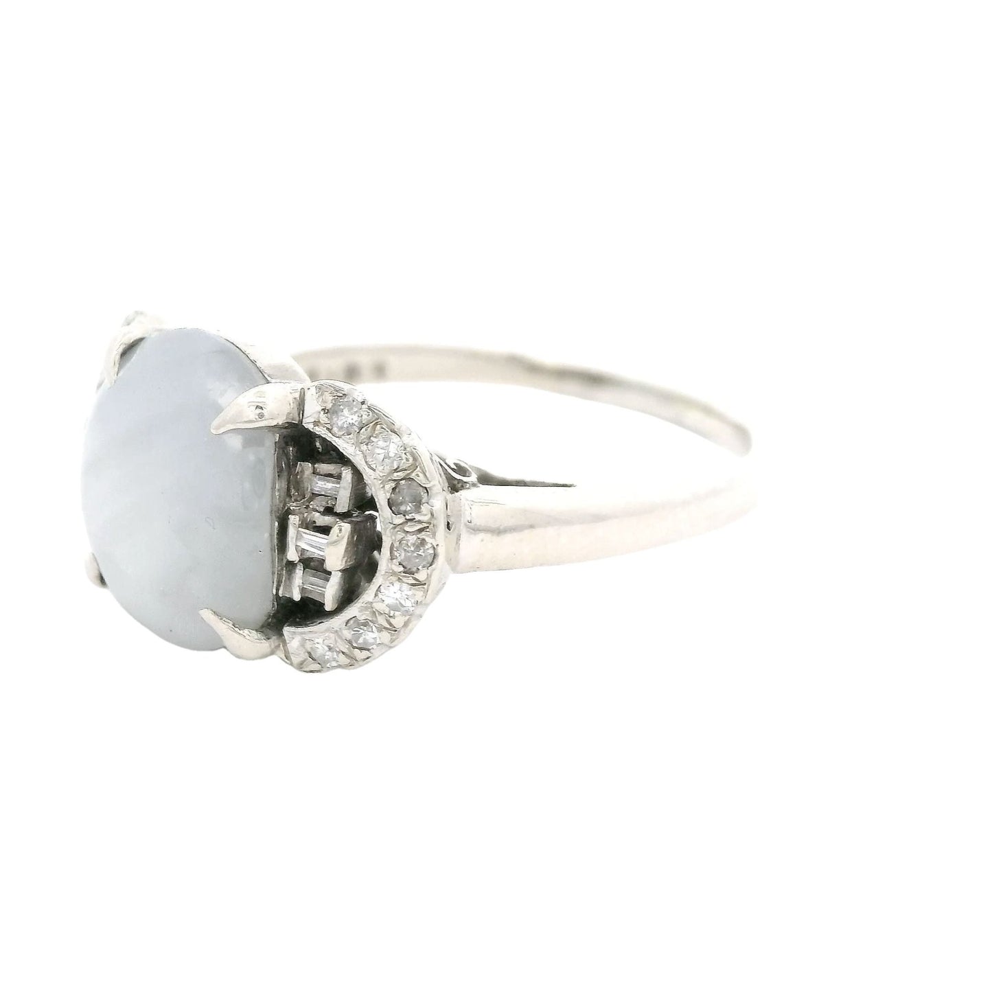 Star Sapphire & Diamond Estate Ring - Forever Rox