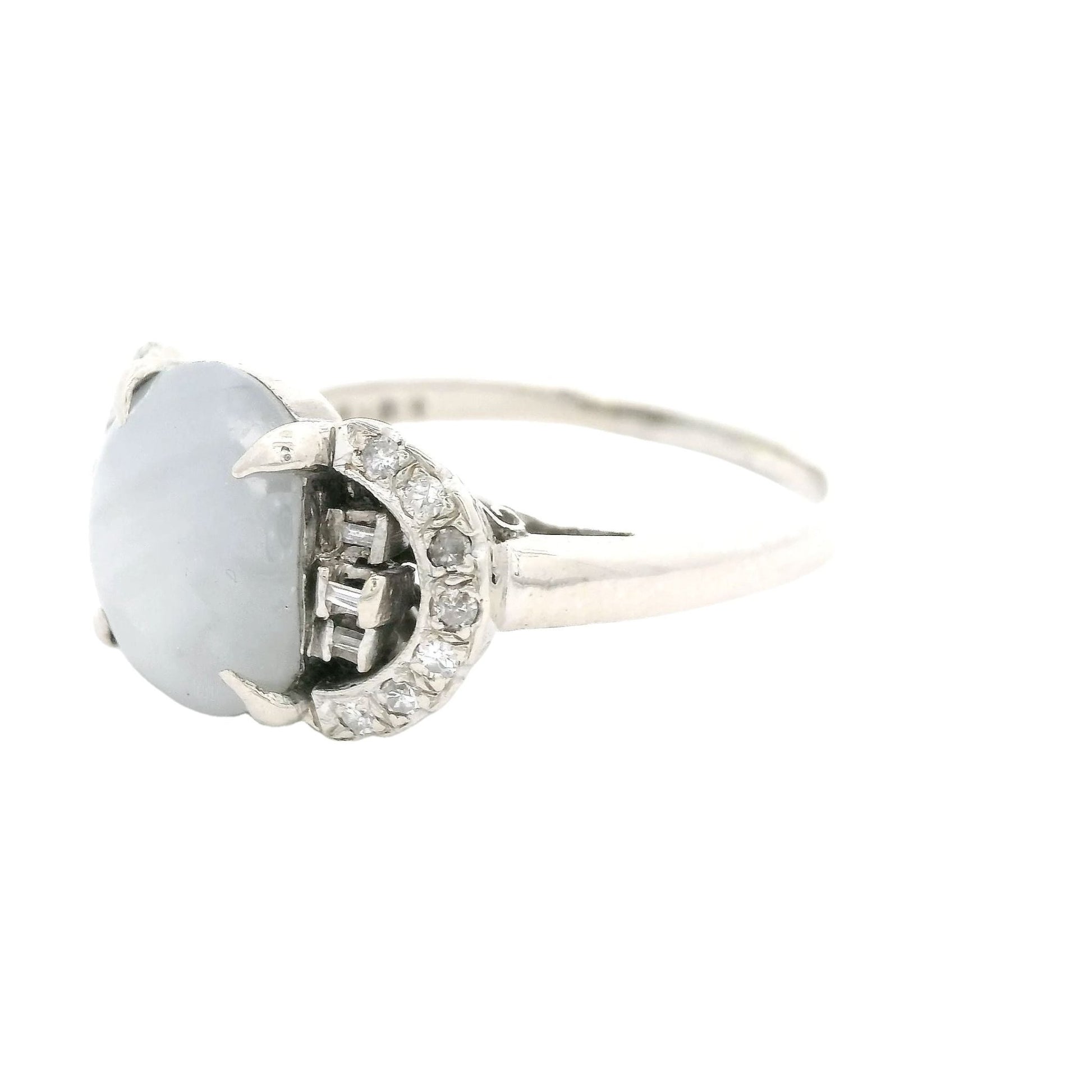 Star Sapphire & Diamond Estate Ring - Forever Rox