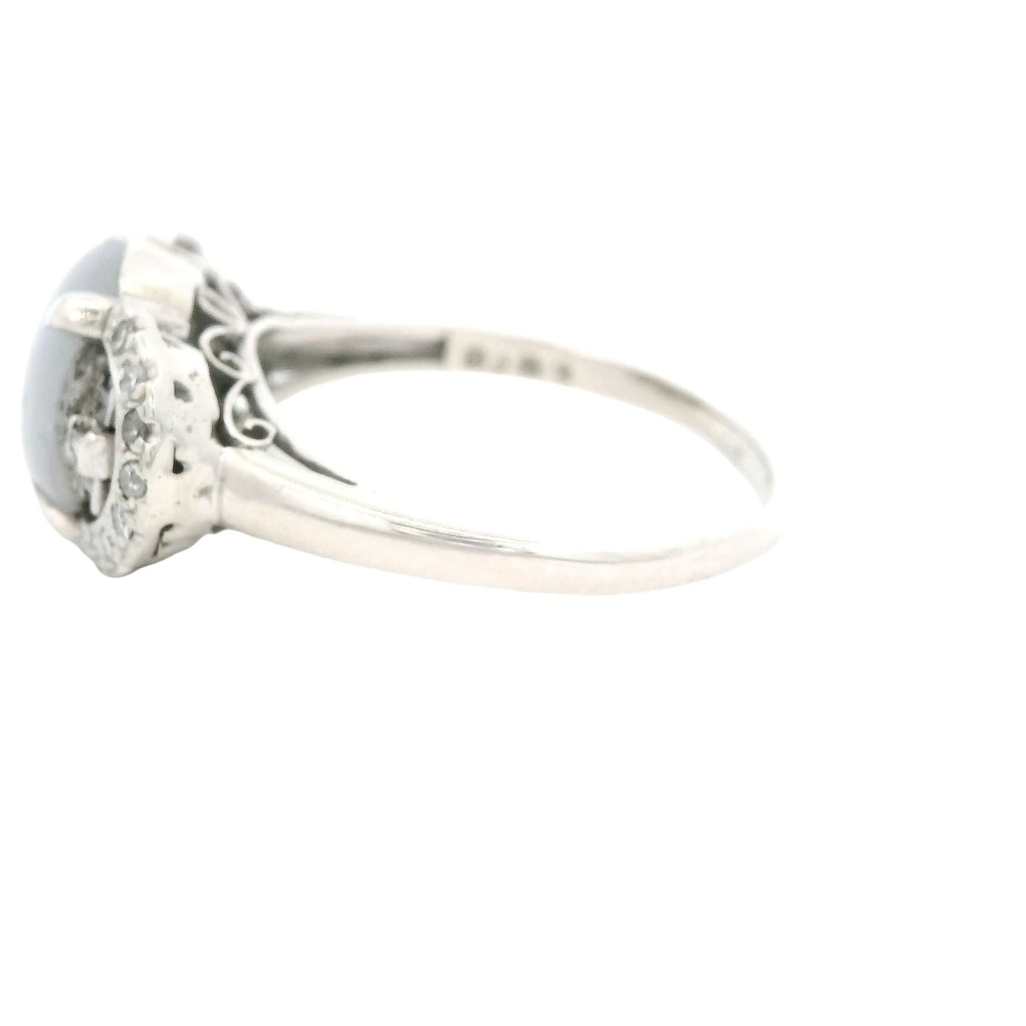 Star Sapphire & Diamond Estate Ring - Forever Rox