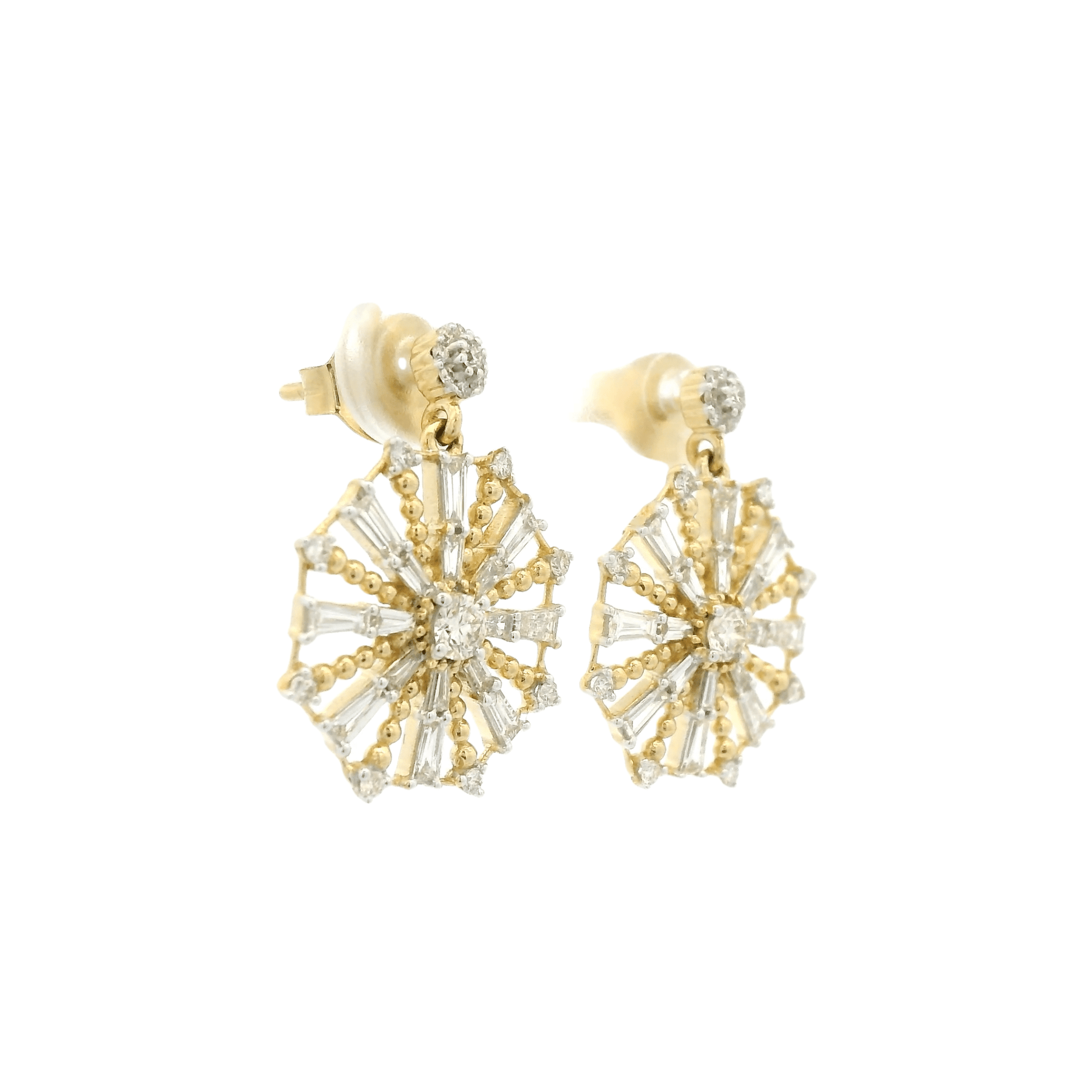 Starburst Style Diamond Dangles - Forever Rox