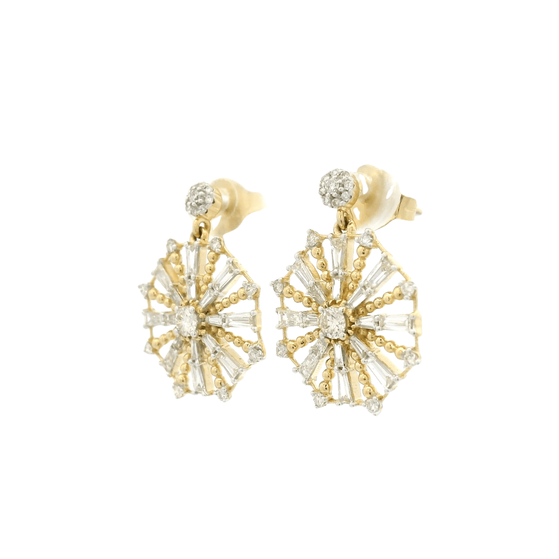 Starburst Style Diamond Dangles - Forever Rox