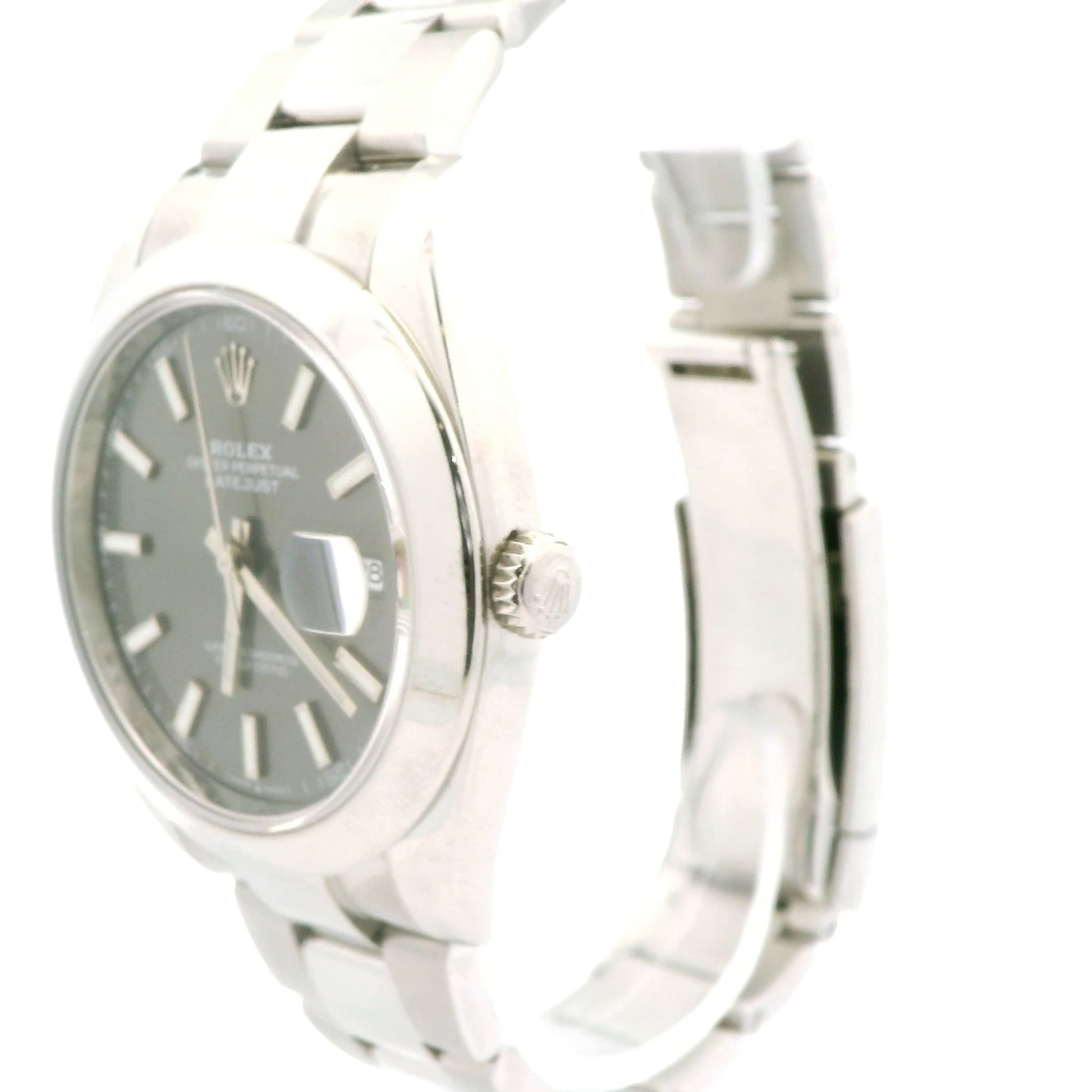 Steel Rhodium Dial Rolex Datejust 41mm - Forever Rox