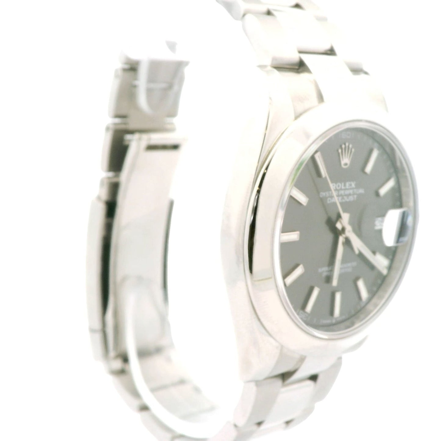 Steel Rhodium Dial Rolex Datejust 41mm - Forever Rox