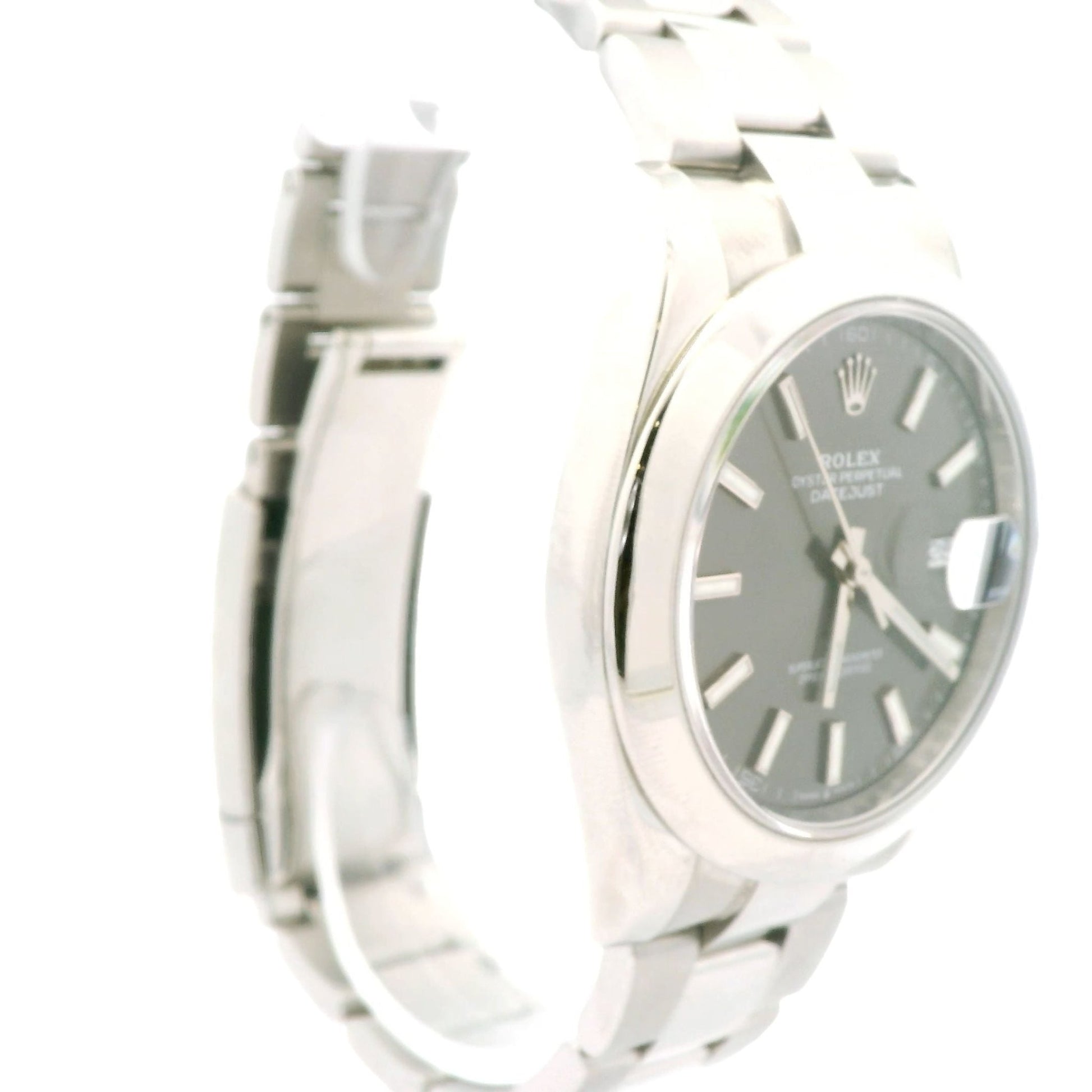 Steel Rhodium Dial Rolex Datejust 41mm - Forever Rox