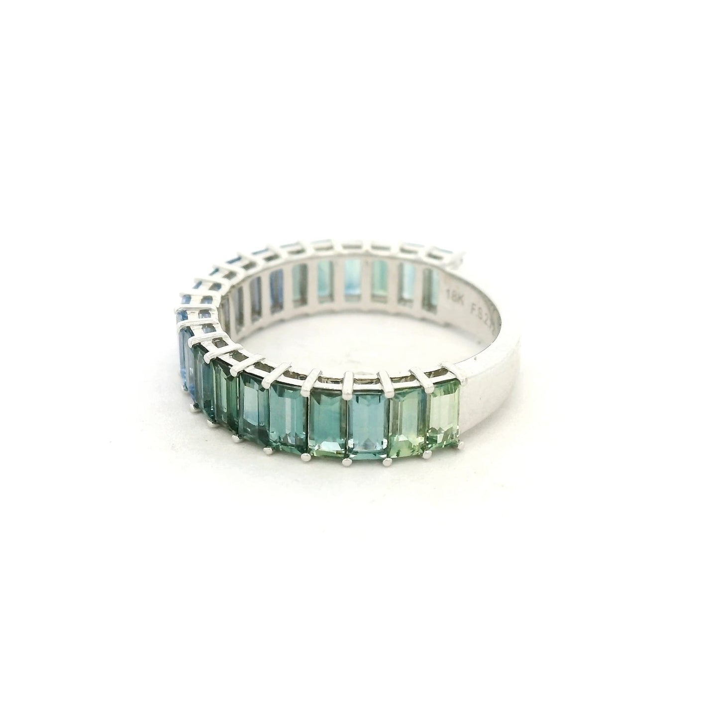 Tahoe Accents Blue & Green Sapphire Band - Forever Rox