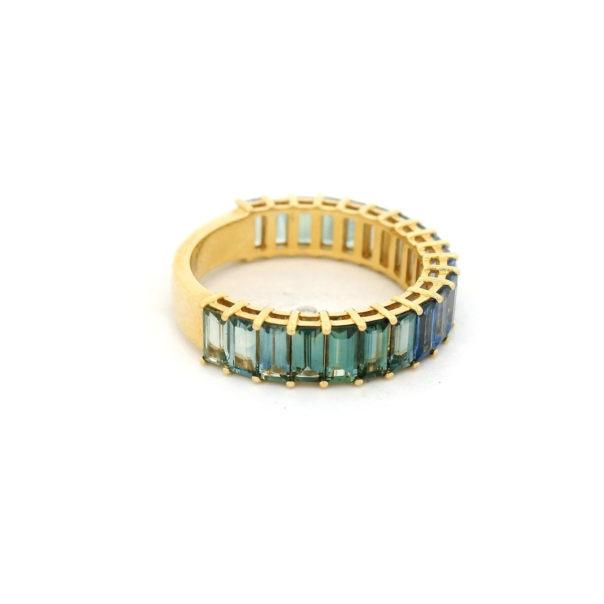 Tahoe Accents Blue & Green Sapphire Band - Forever Rox