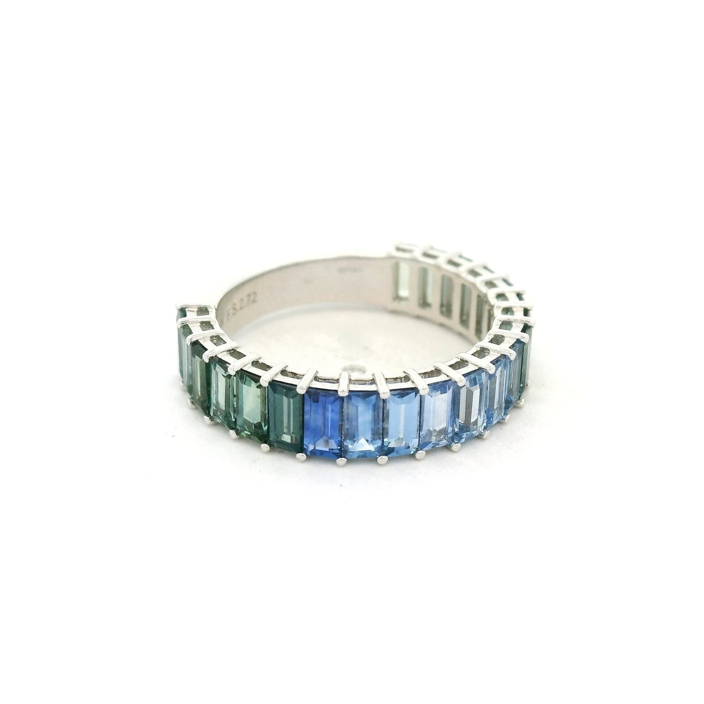 Tahoe Accents Blue & Green Sapphire Band - Forever Rox