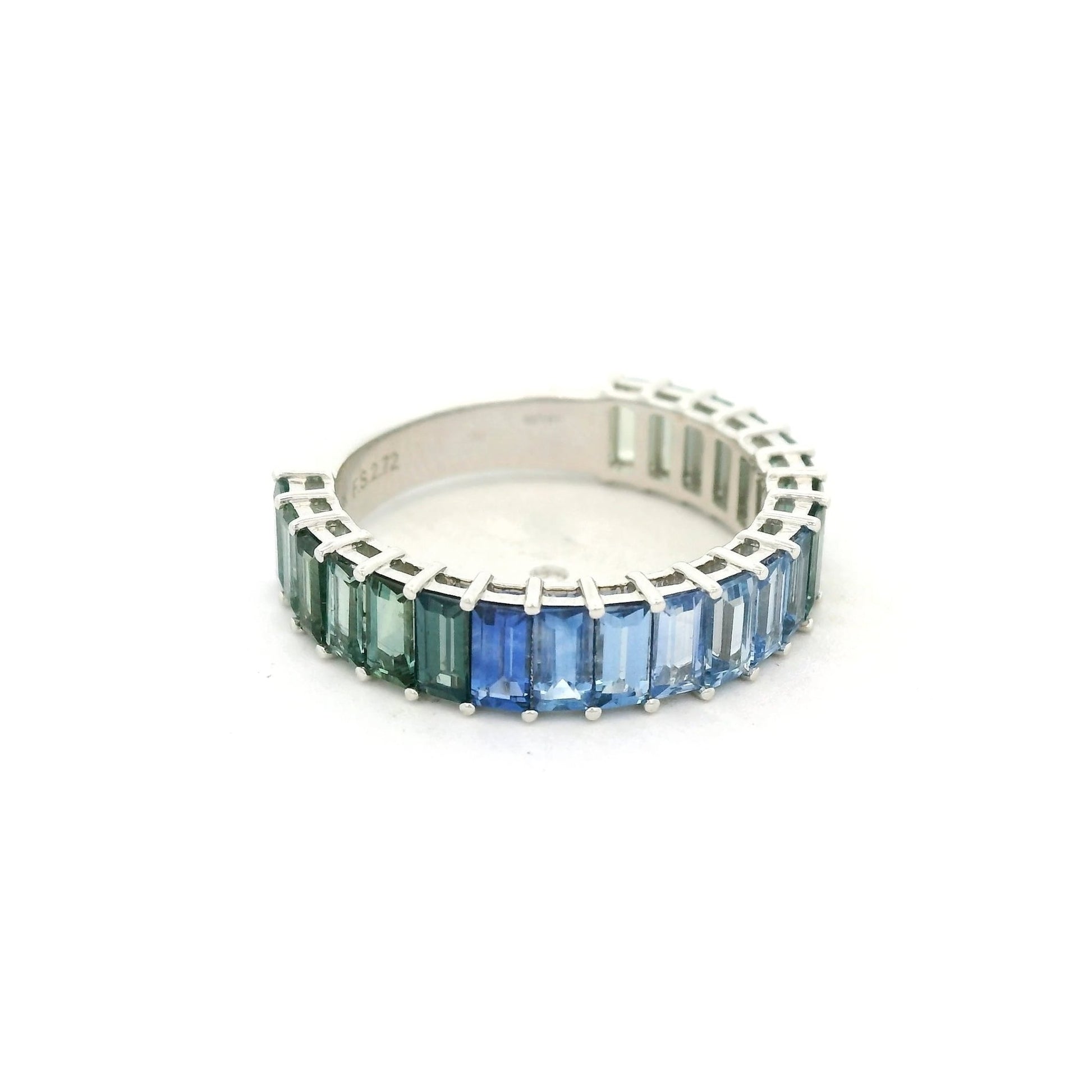 Tahoe Accents Blue & Green Sapphire Band - Forever Rox