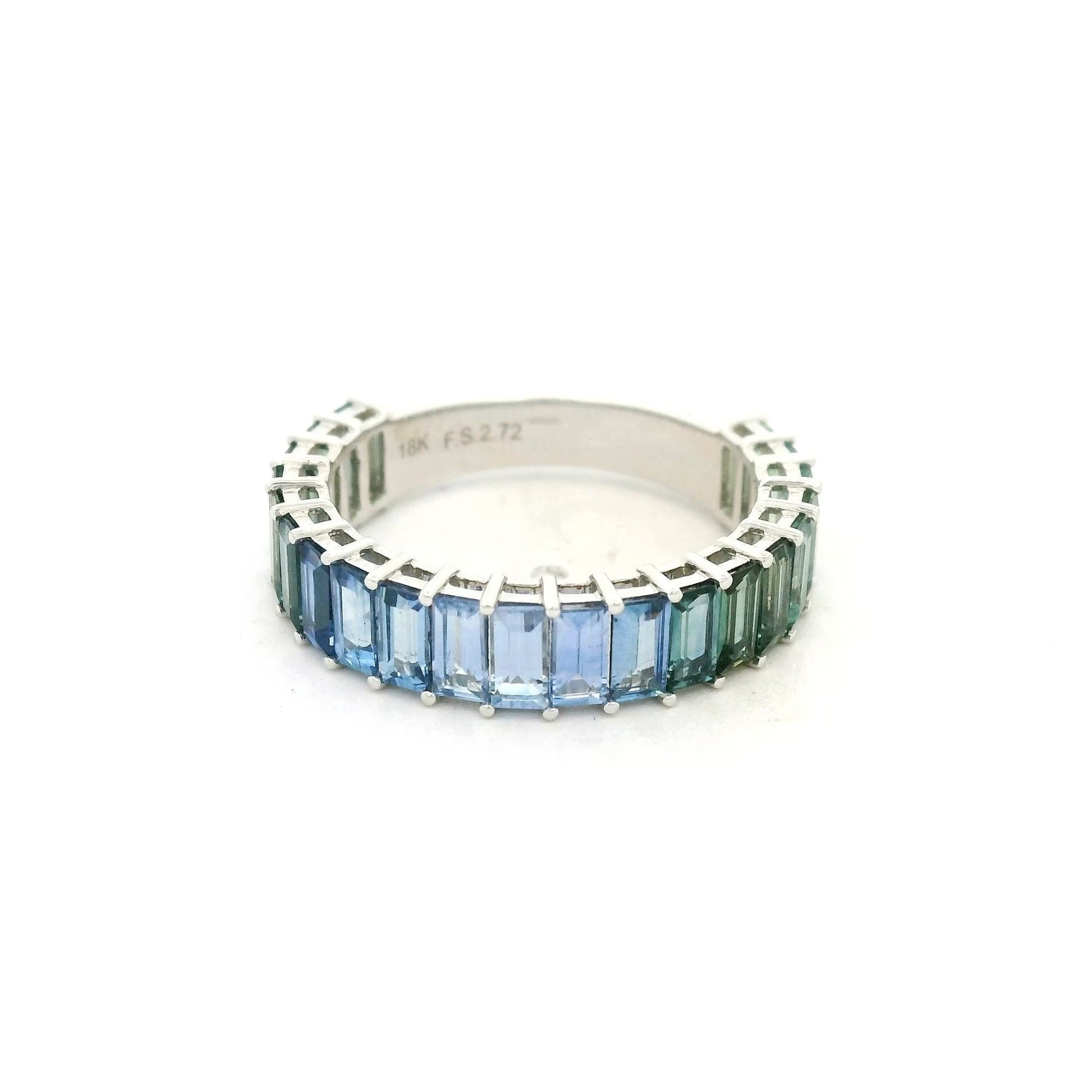 Tahoe Accents Blue & Green Sapphire Band - Forever Rox