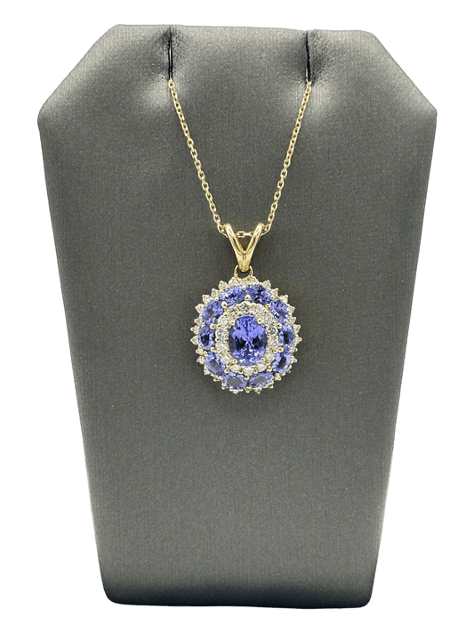 Tanzanite & Diamond Pendant - Forever Rox