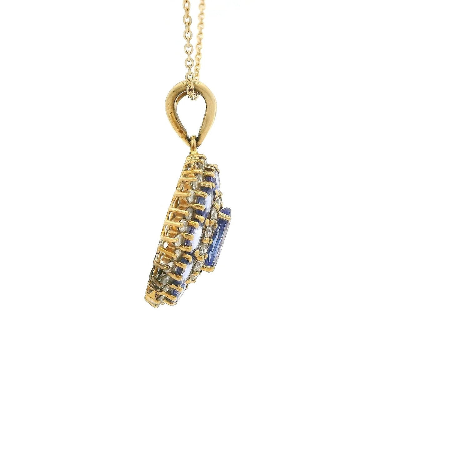 Tanzanite & Diamond Pendant - Forever Rox Fine Jewelry