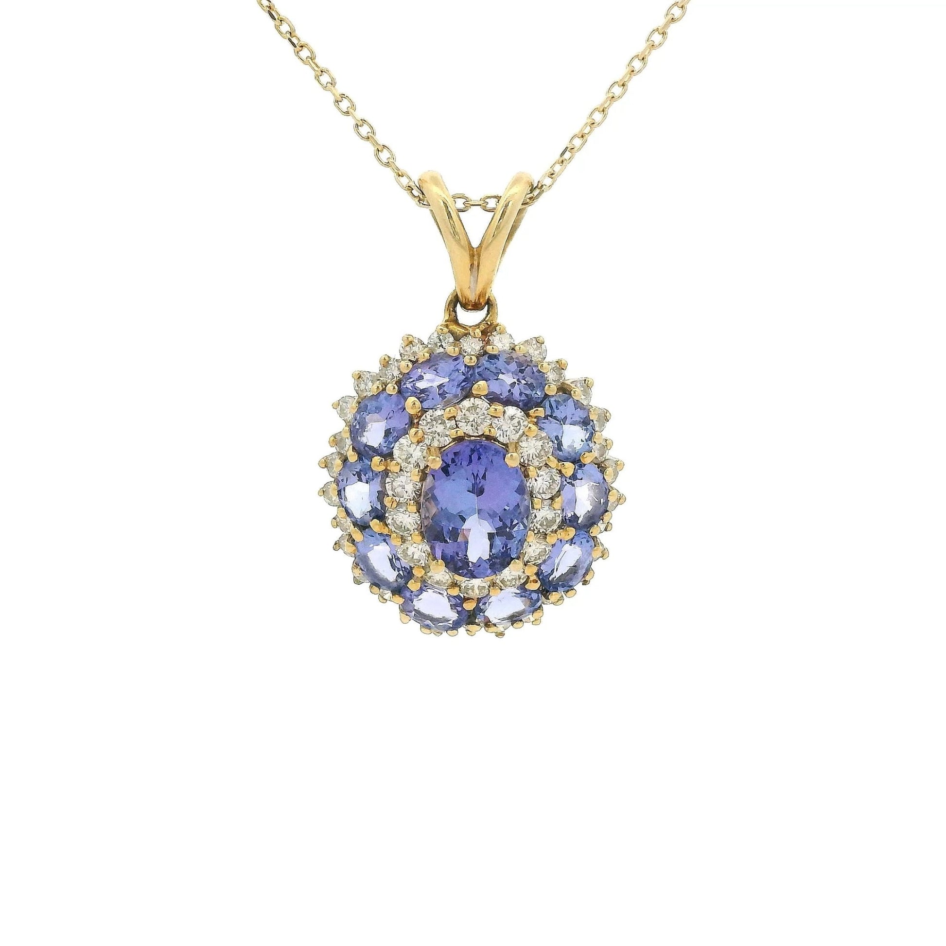 Tanzanite & Diamond Pendant - Forever Rox Fine Jewelry