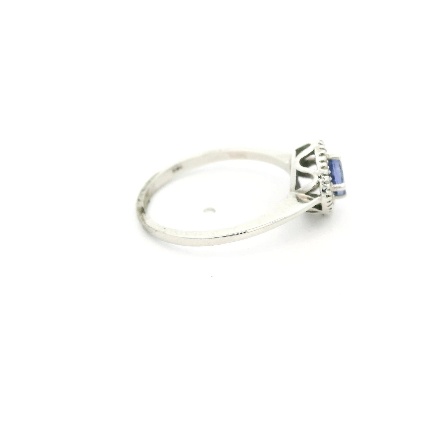 Tanzanite Ring With Diamond Halo - Forever Rox Fine Jewelry