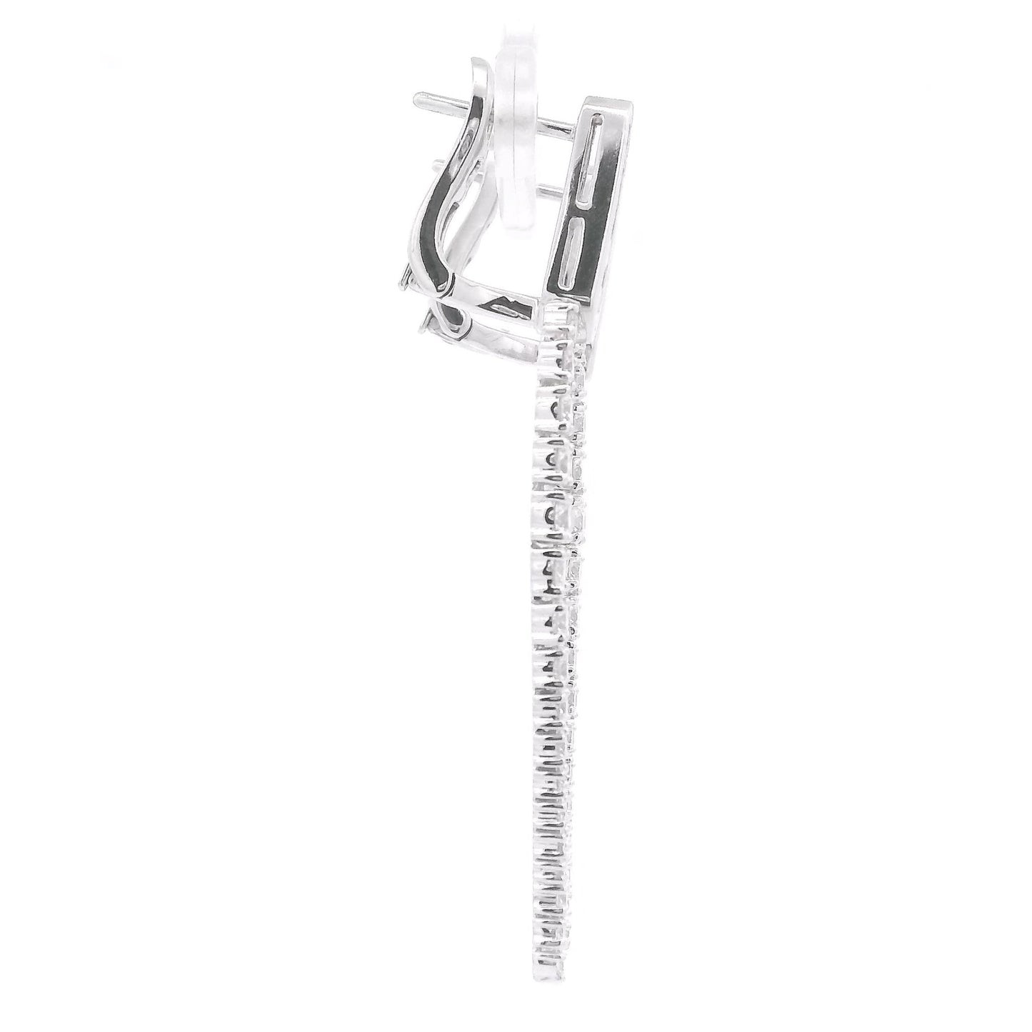 Tear Drop Shape Diamond Dangle Earrings - Forever Rox Fine Jewelry
