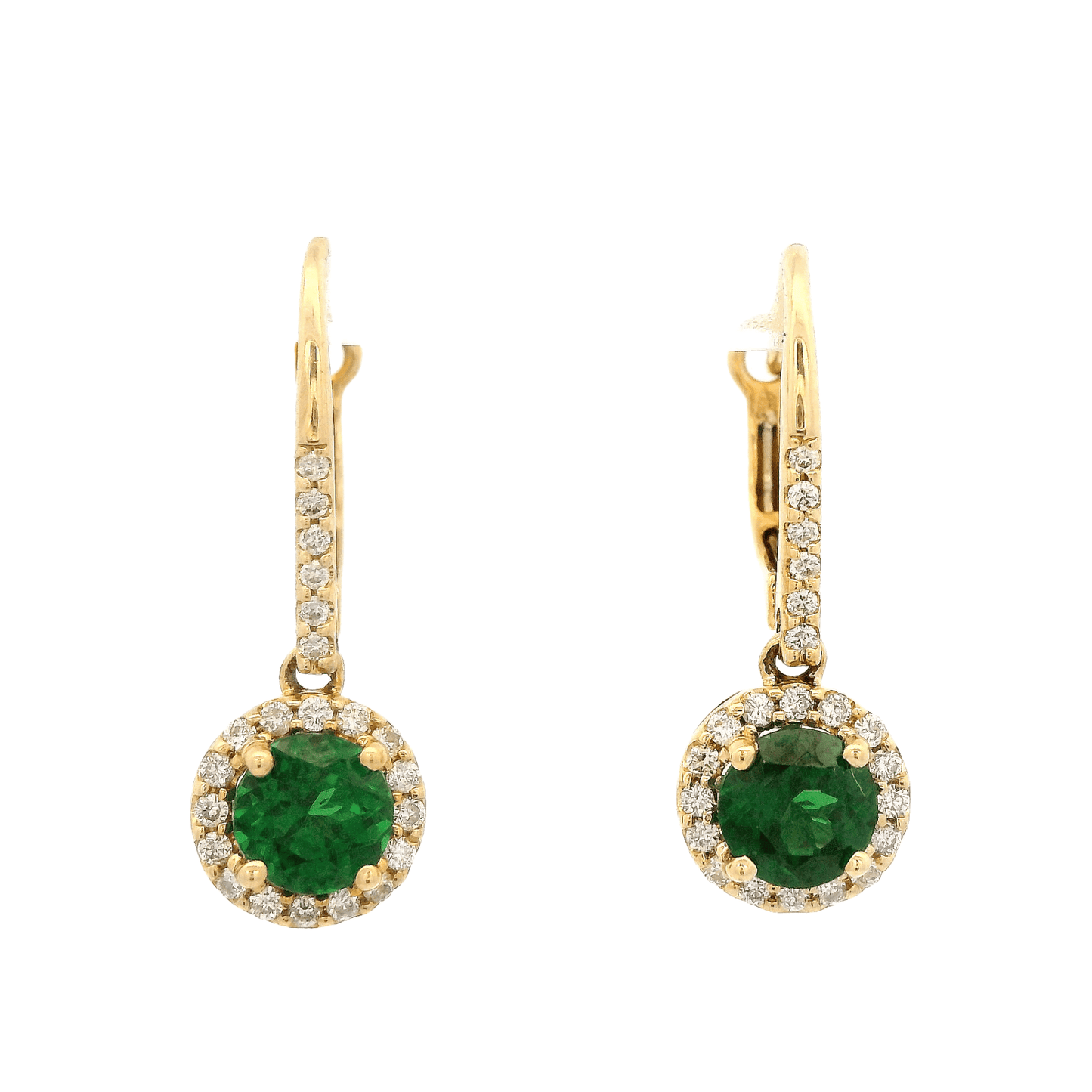 Tsavorite & Diamond Dangles - Forever Rox