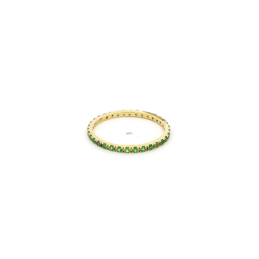Tsavorite Eternity Band - Forever Rox Fine Jewelry