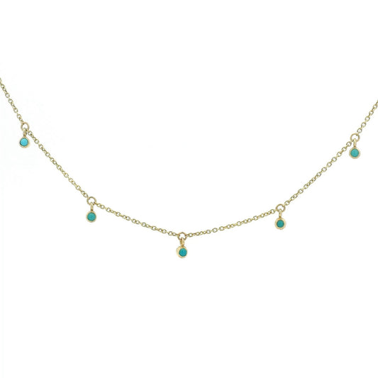 Turquoise By The Yard Necklace - Forever Rox