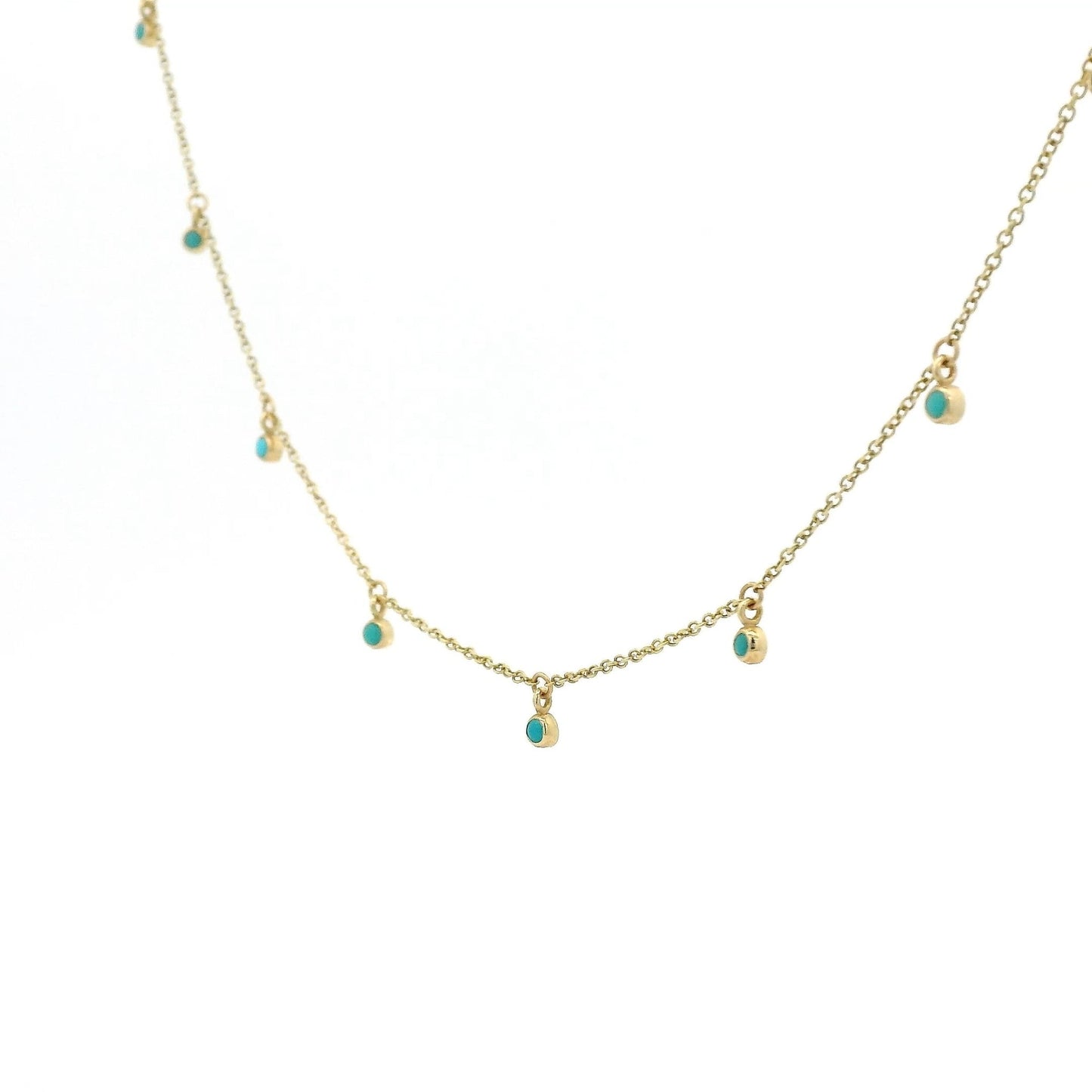Turquoise By The Yard Necklace - Forever Rox