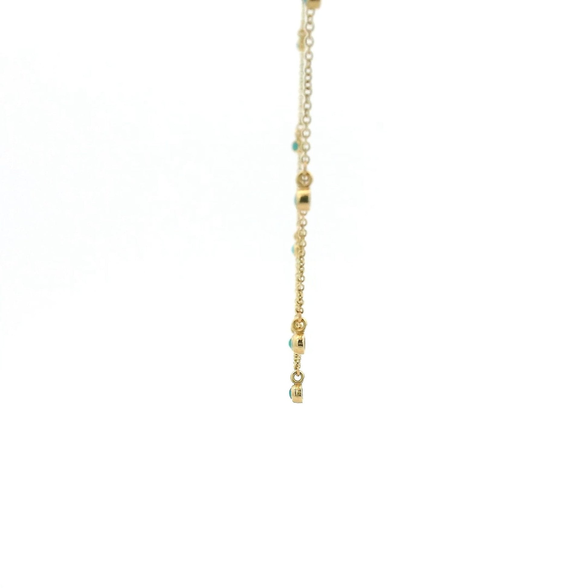 Turquoise By The Yard Necklace - Forever Rox