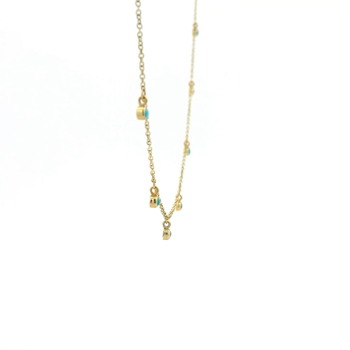 Turquoise By The Yard Necklace - Forever Rox