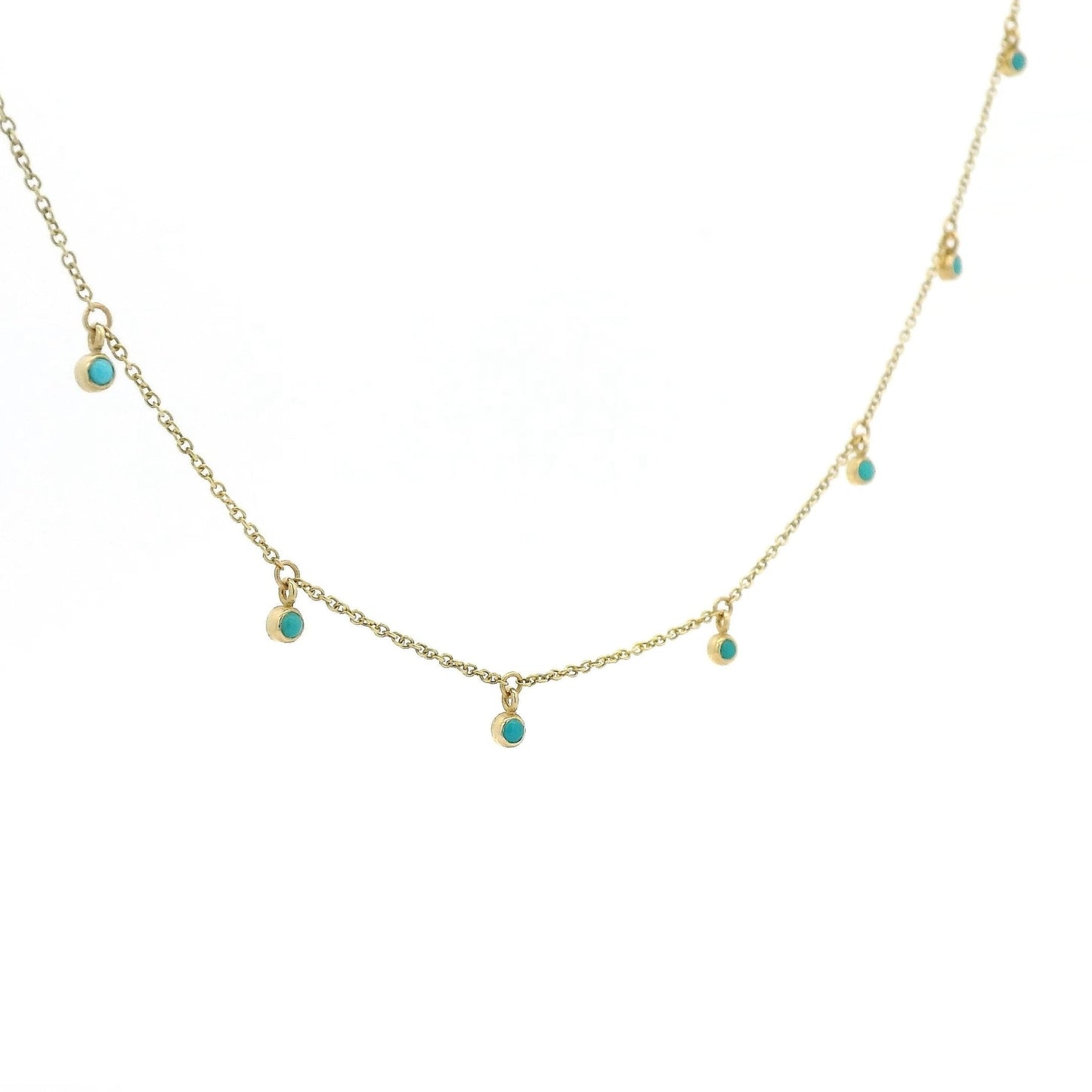 Turquoise By The Yard Necklace - Forever Rox