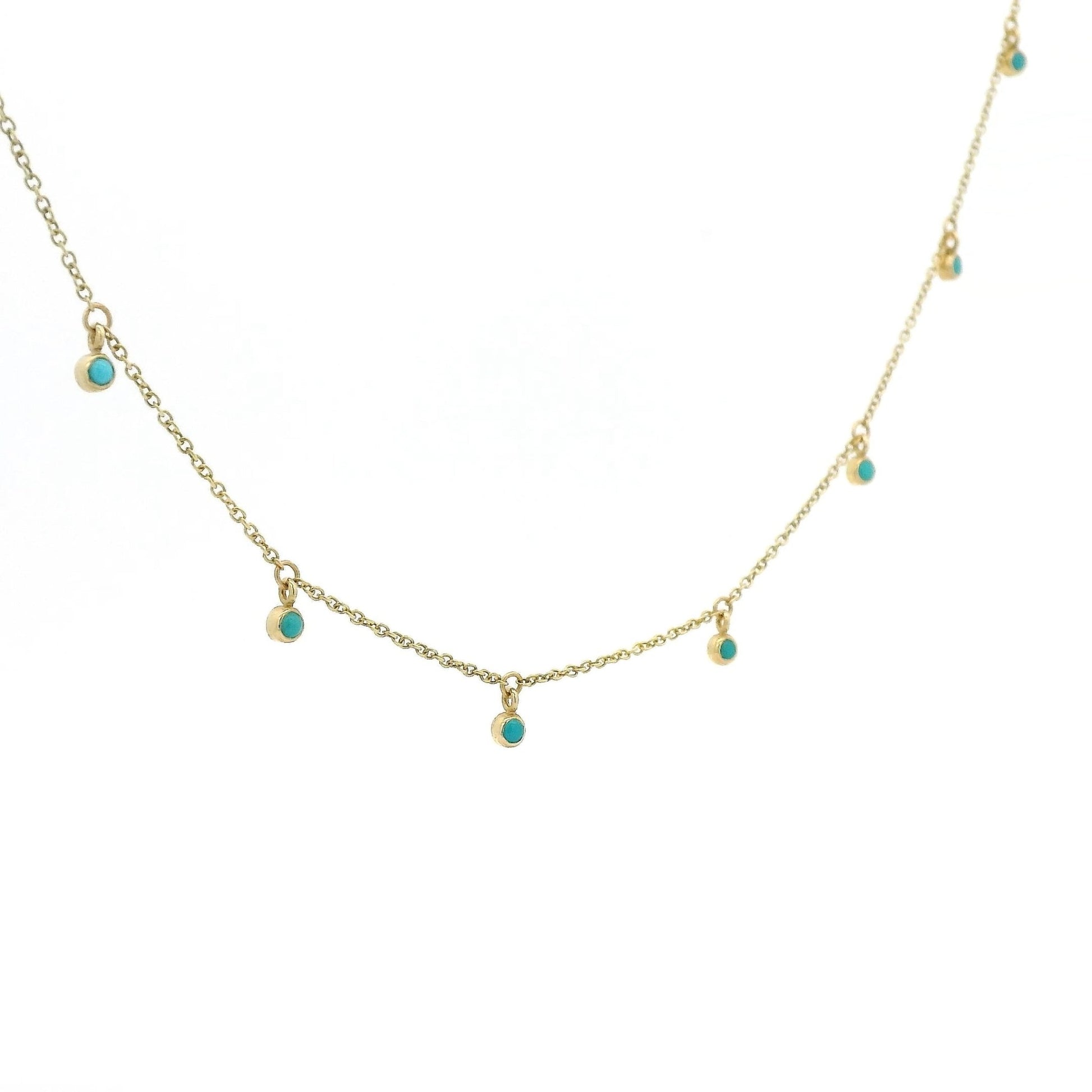 Turquoise By The Yard Necklace - Forever Rox