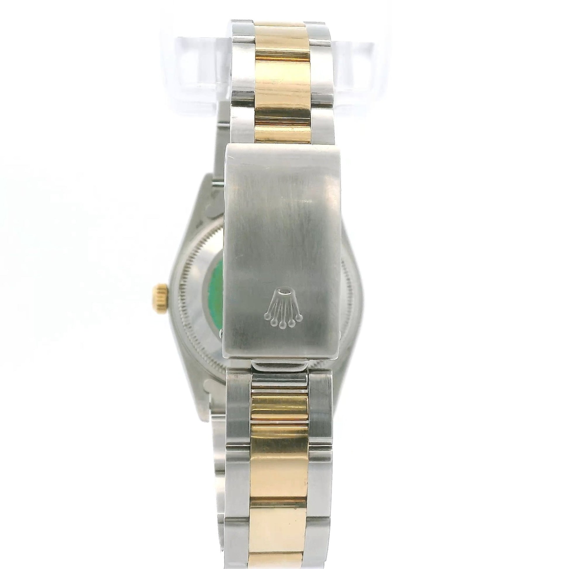 Two Tone Rolex Blue Sunburst Dial Oyster Date - Forever Rox