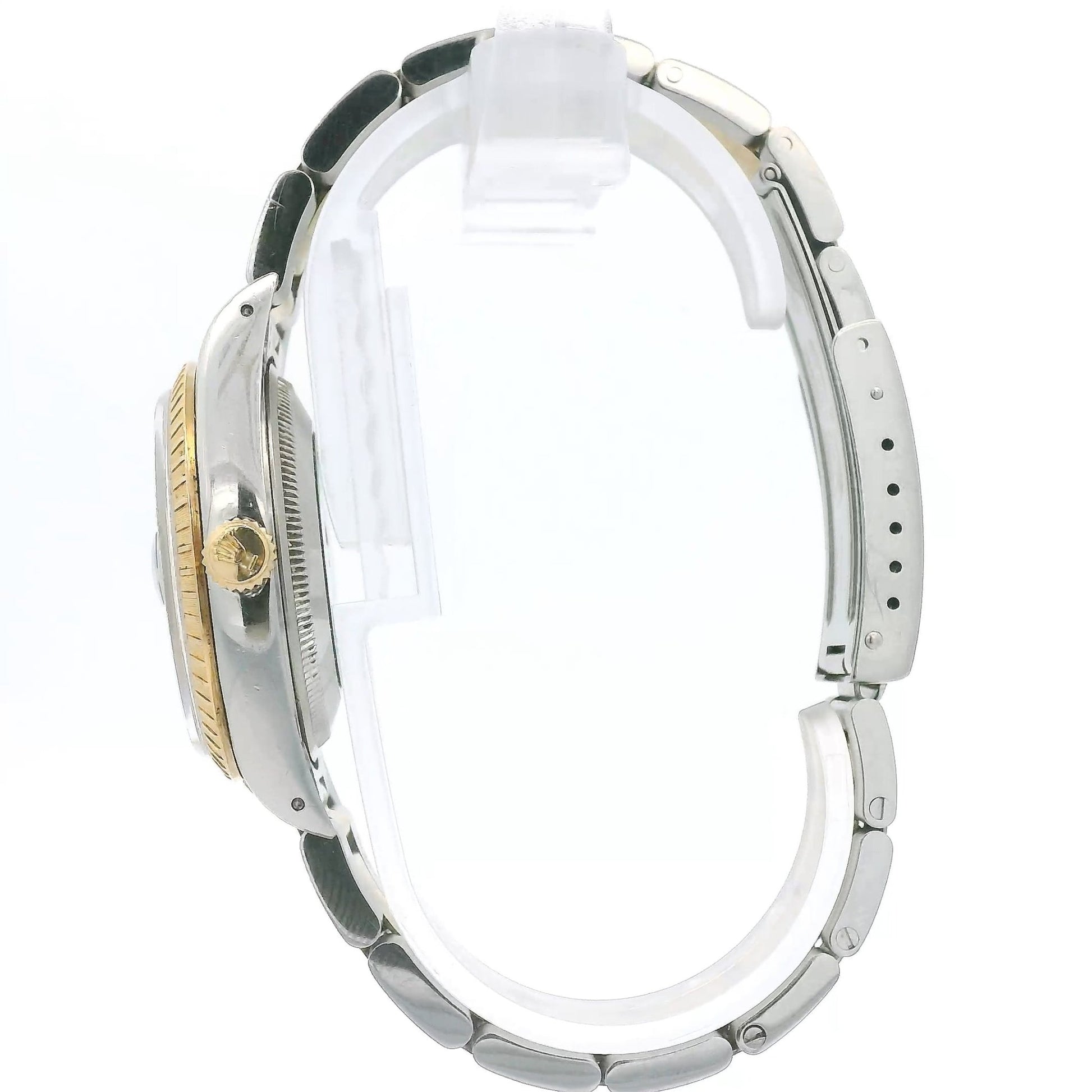 Two Tone Rolex Blue Sunburst Dial Oyster Date - Forever Rox